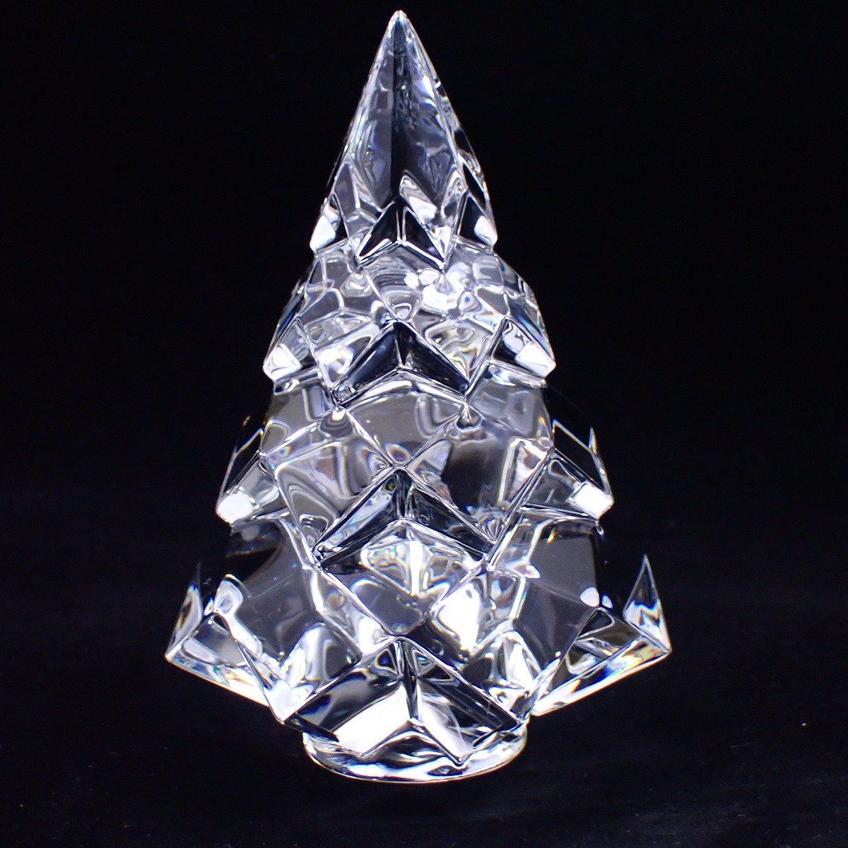 Baccarat バカラ noel クリスマスツリー 置物 バカラクリスタル【い
