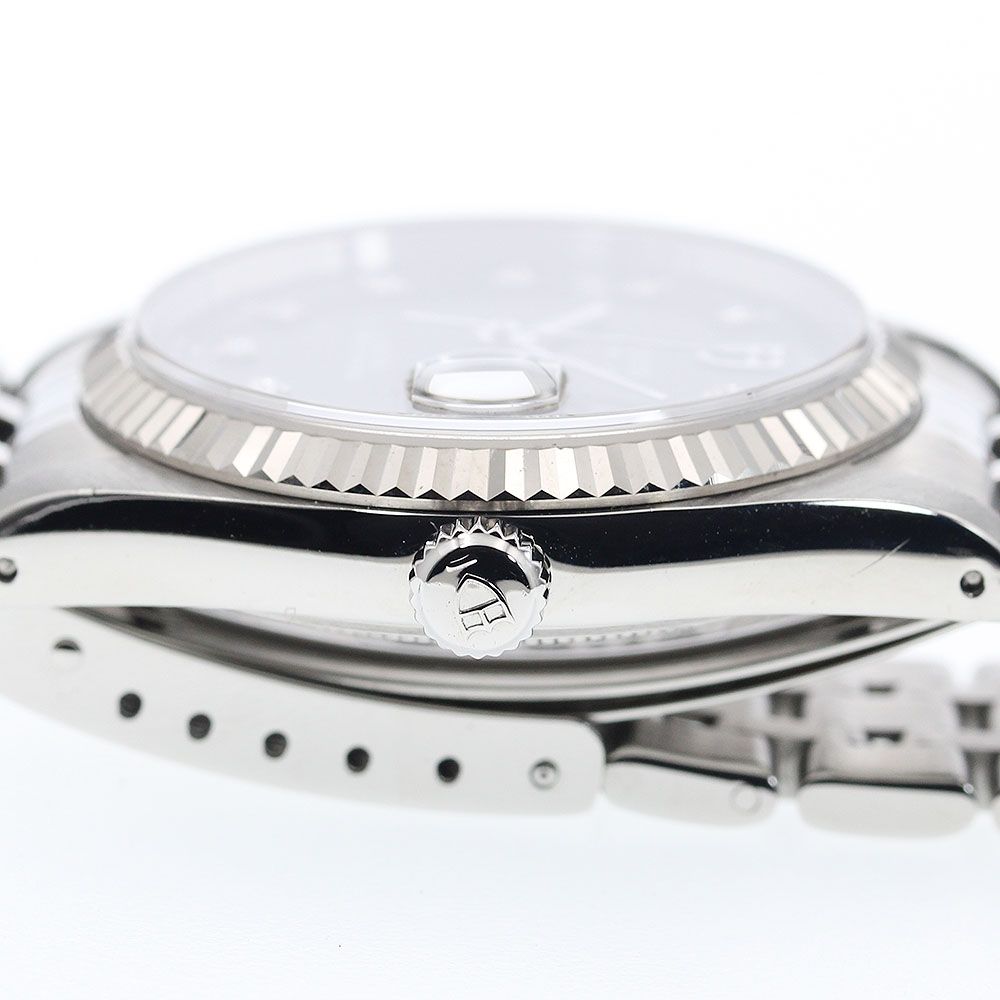 チュードル TUDOR 74034 プリンス デイト WGベゼル 10Pダイヤ 自動巻き