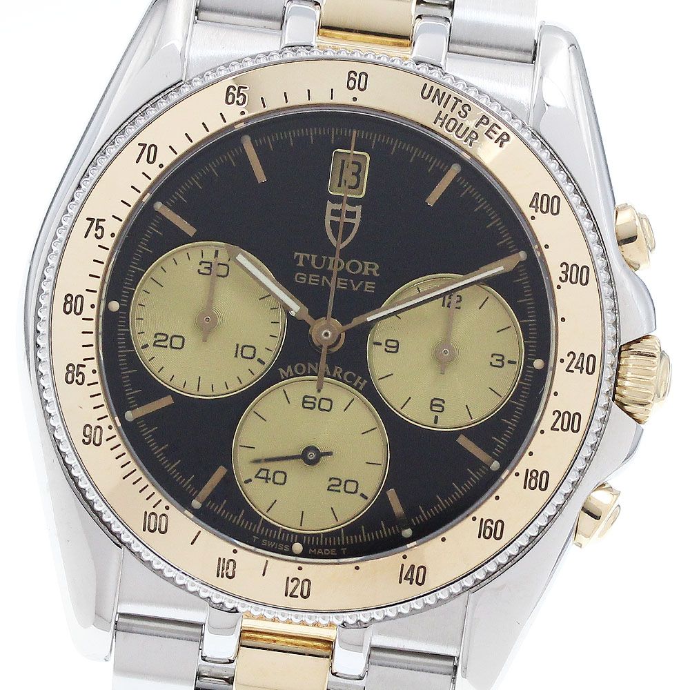 ★チュードル モナーク デイト SS/SS クォーツ メンズ 15630