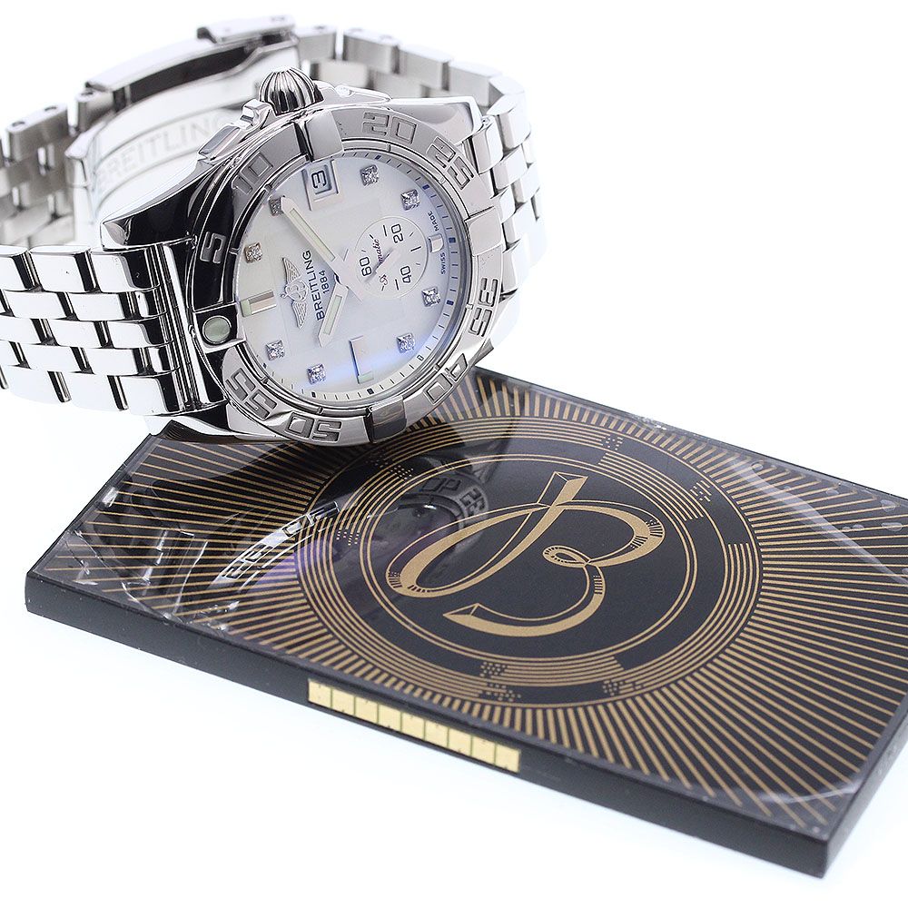 ブライトリング BREITLING A37330 ギャラクティック 36 スモールセコンド 8Pダイヤ 自動巻き レディース 良品 保証書付き_920830 ブライトリング（BREITLING） BREITLING A37330 ギャラクティック 36