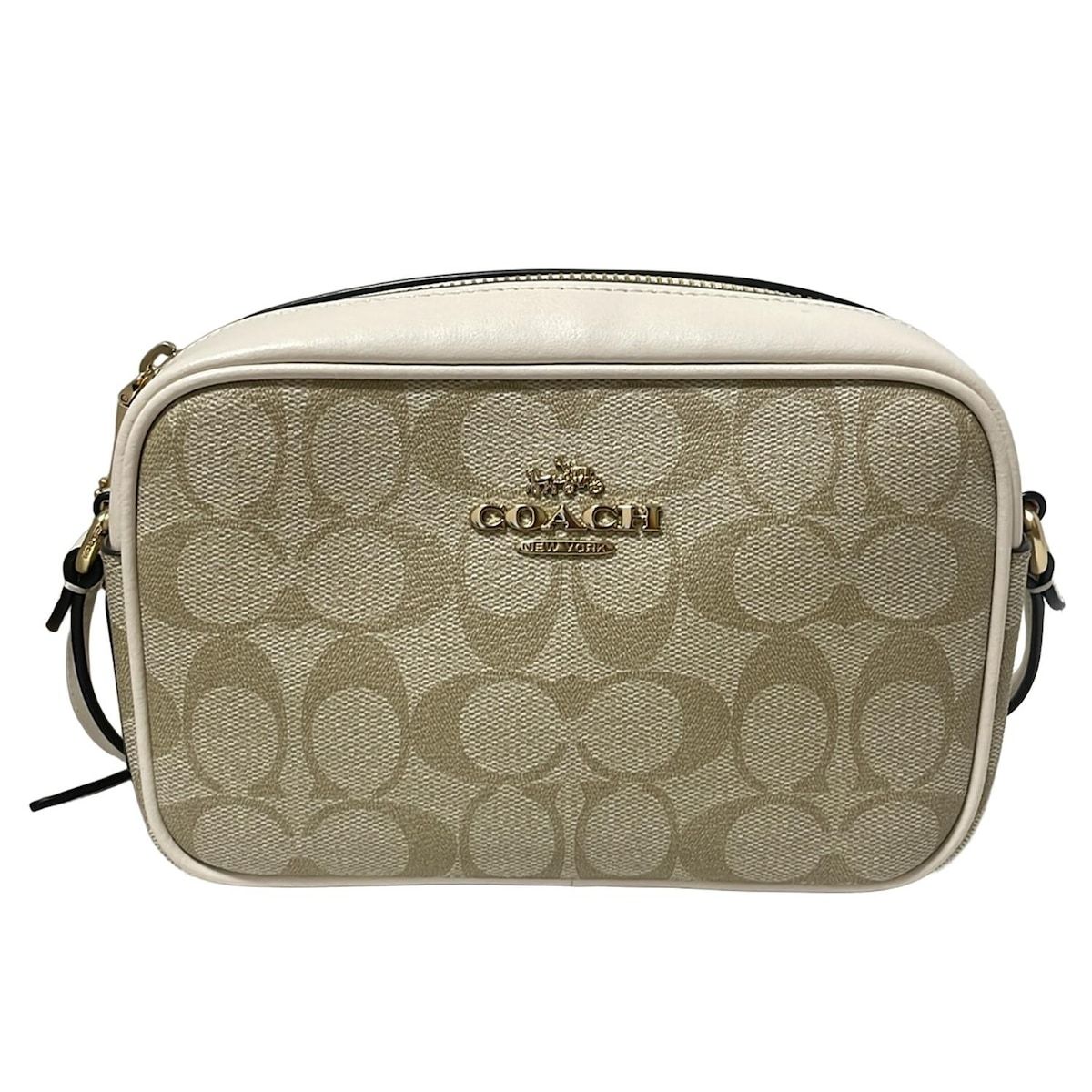 正規品 コーチ COACH シグネチャー ハンドバッグ メタルグリーン