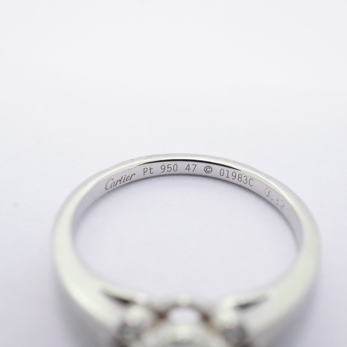 ☆SALE【5jmb0819】カルティエ リング バレリーナ 5PD Pt950 プラチナ