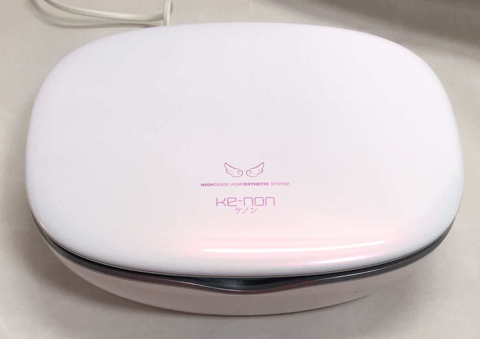 ケノン 脱毛器 8.0 タッチパネル ホワイト ◇ke-non ケノン 脱毛器 Ver8.0 ホワイト スキンカートリッジ2つ付き