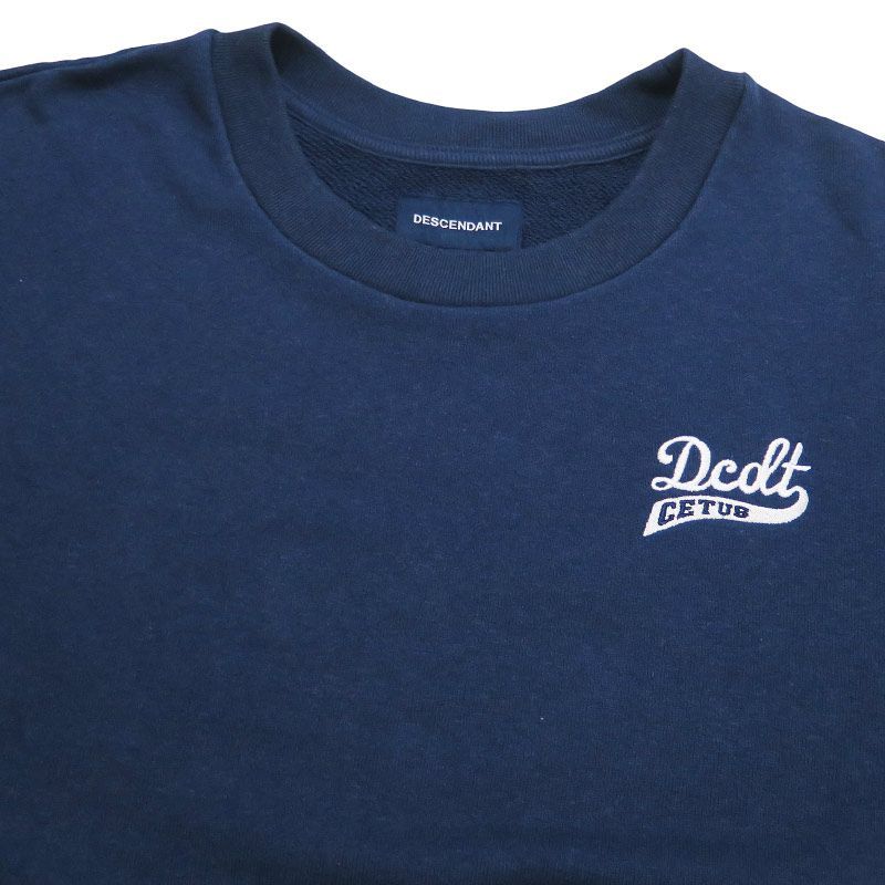 DESCENDANT ディセンダント 22SS DORSAL CREW NECK 221ATDS-CSM07