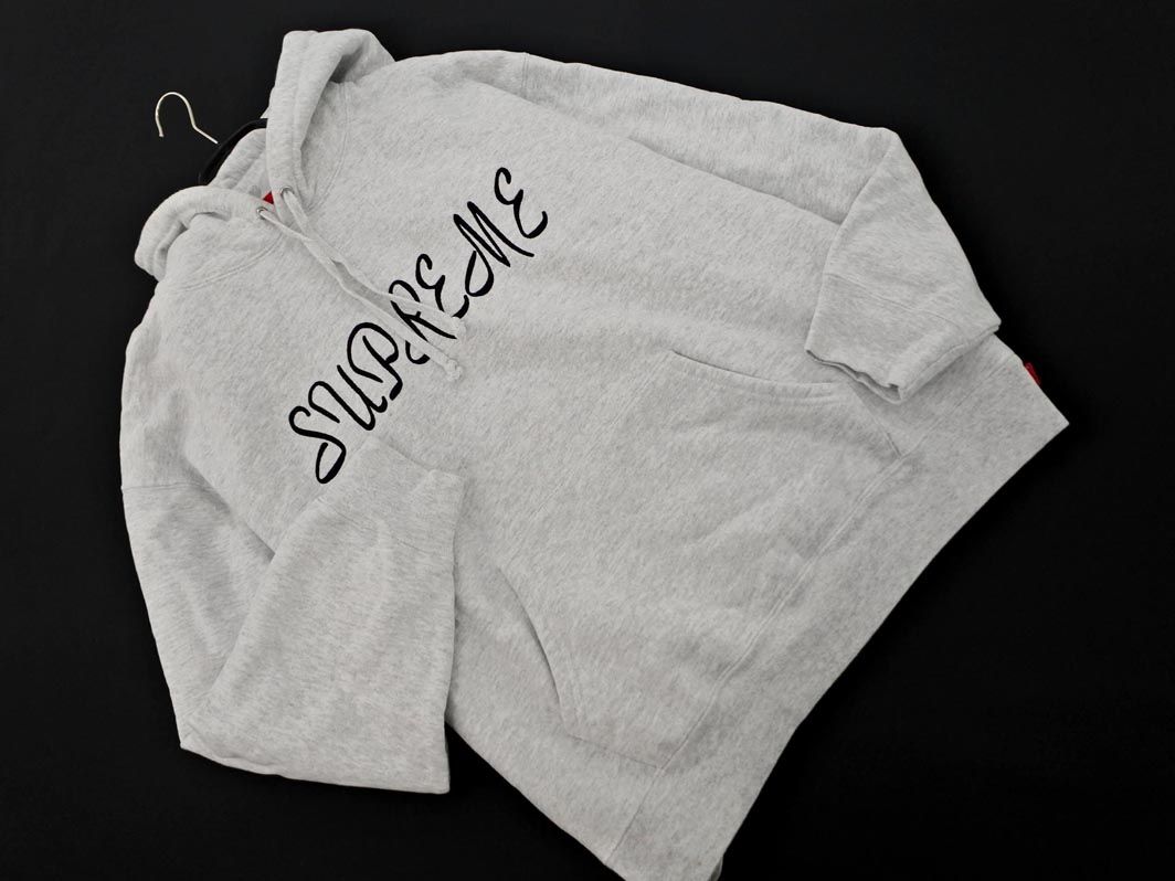 シュプリーム　パーカー　M Supreme シュプリーム コレクション 23SS ロゴ 刺繍 裏起毛 プル