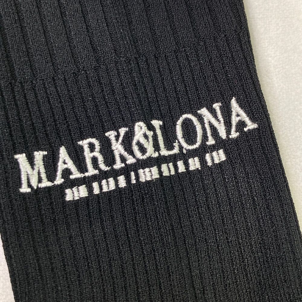 サイズ：38 MARK&LONA マークアンドロナ モックネック 長袖リブニット