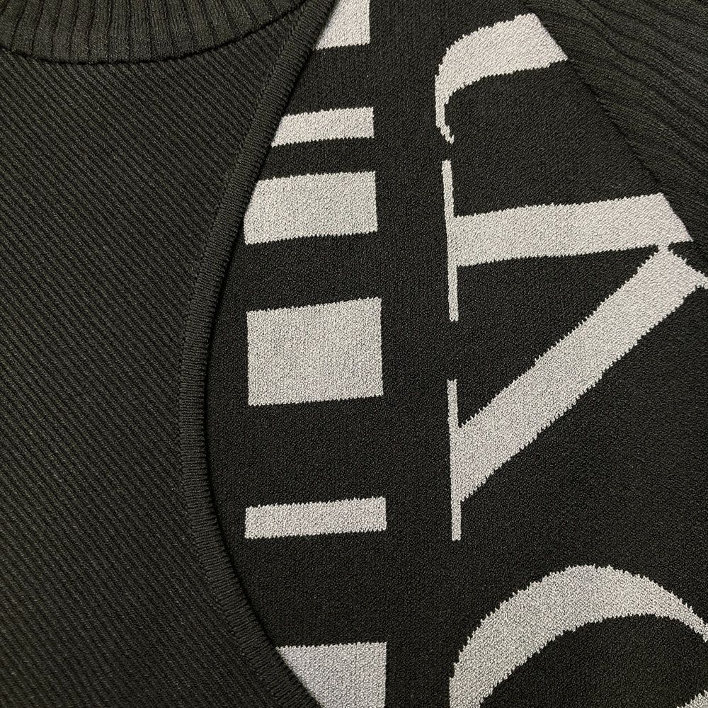 サイズ：38 MARK&LONA マークアンドロナ モックネック 長袖リブニット