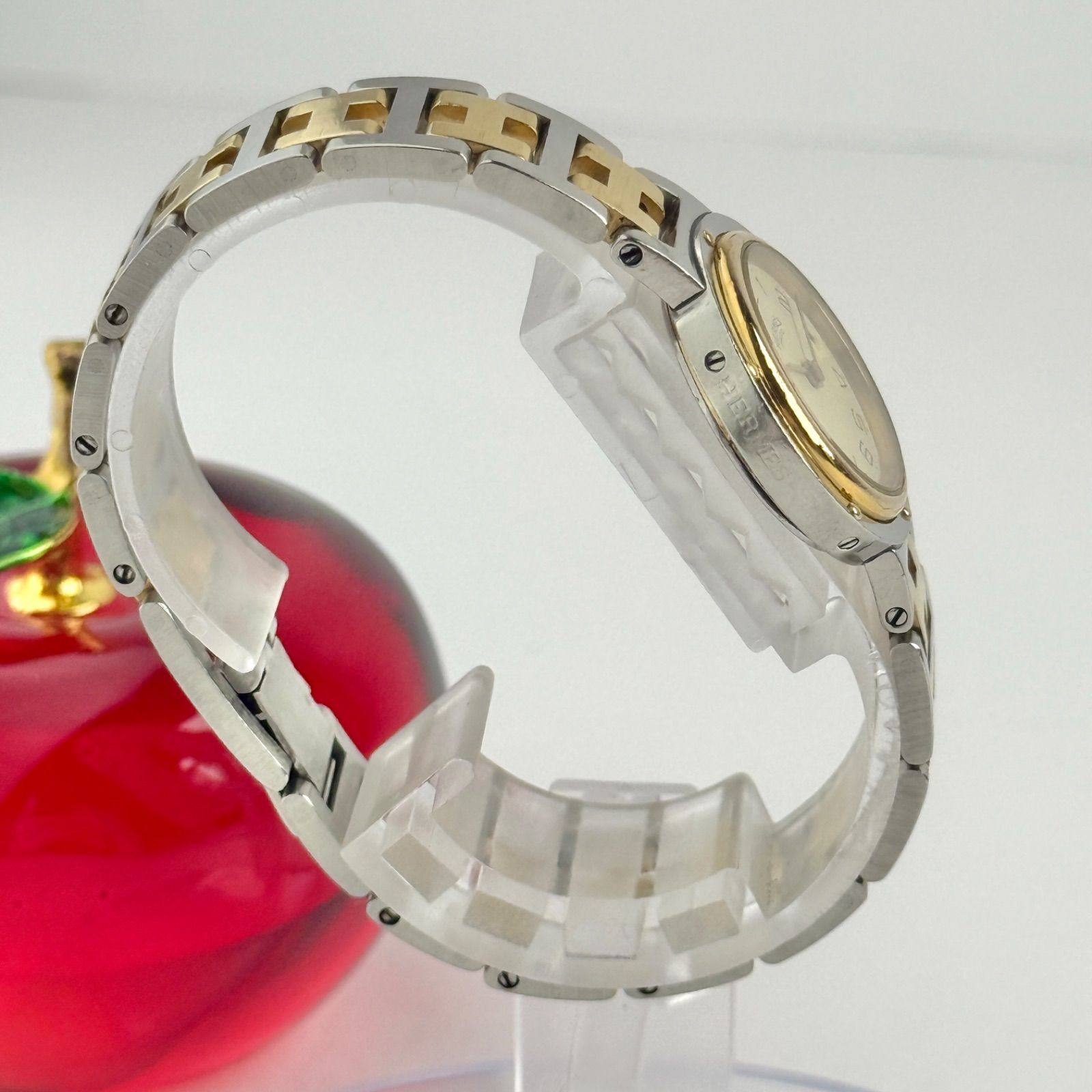 エルメス クリッパー Hベルト 新品電池 レディース 腕時計 147 - メルカリ