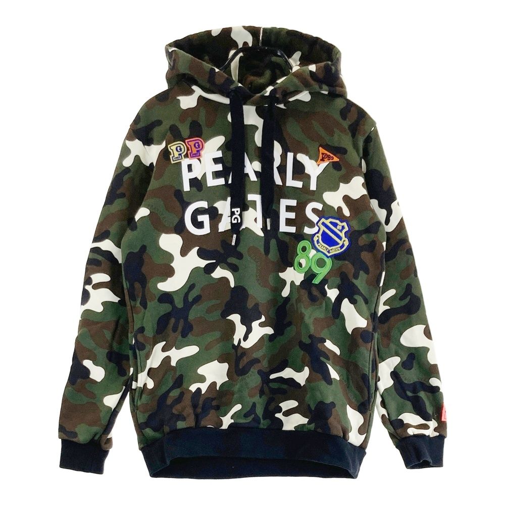 パーリーゲイツ PEARLY GATES 迷彩 カモフラ柄 中綿キルティングパンツ