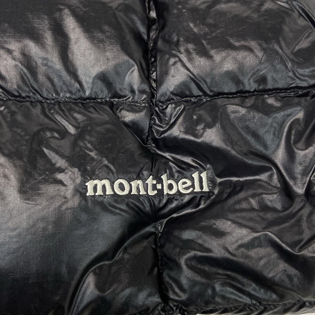 mont-bell(モンベル) ダウンベスト メンズ - 黒 ジップアップ/秋