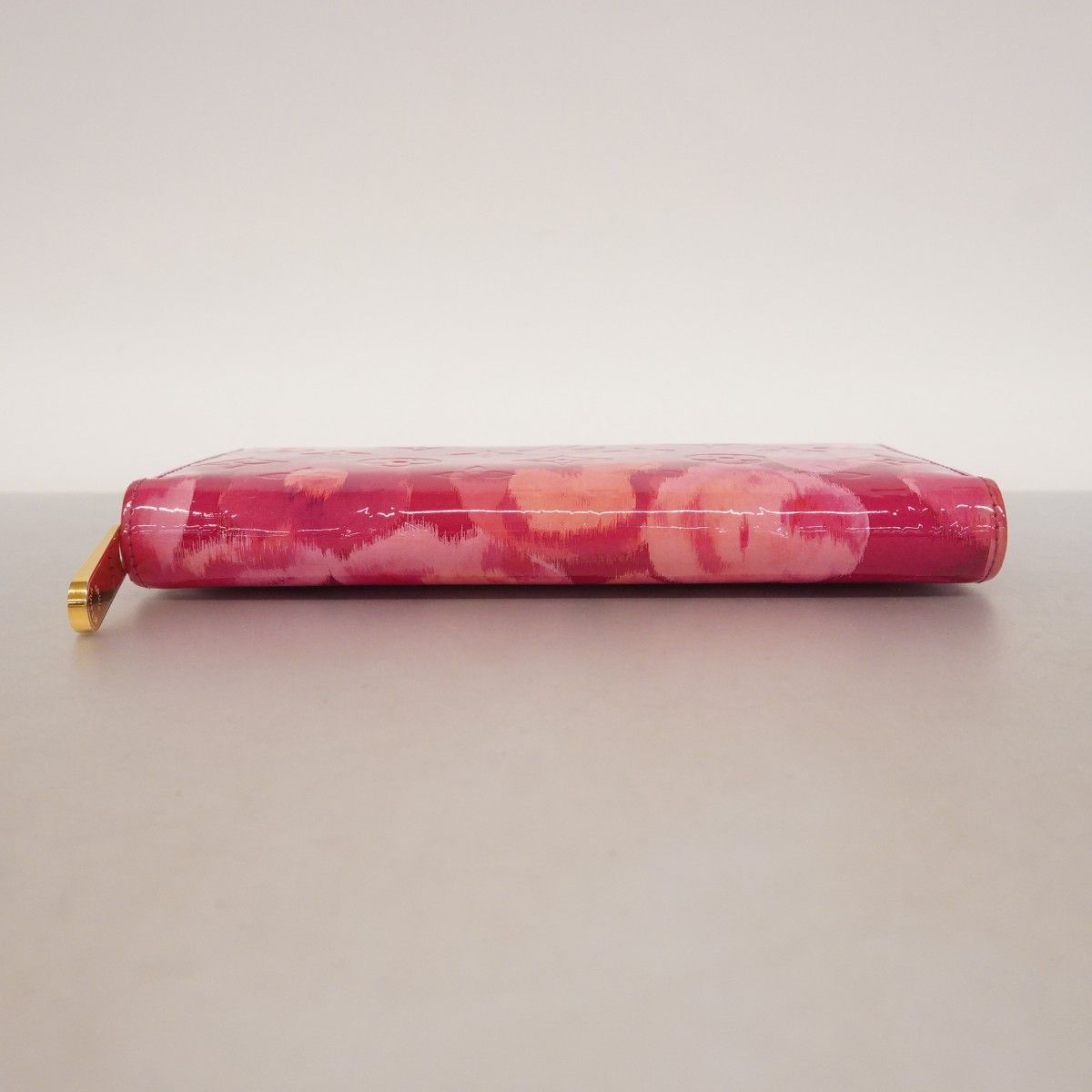 ☆SALE【5ob1149】ルイヴィトン 長財布 ヴェルニ イカットフラワー