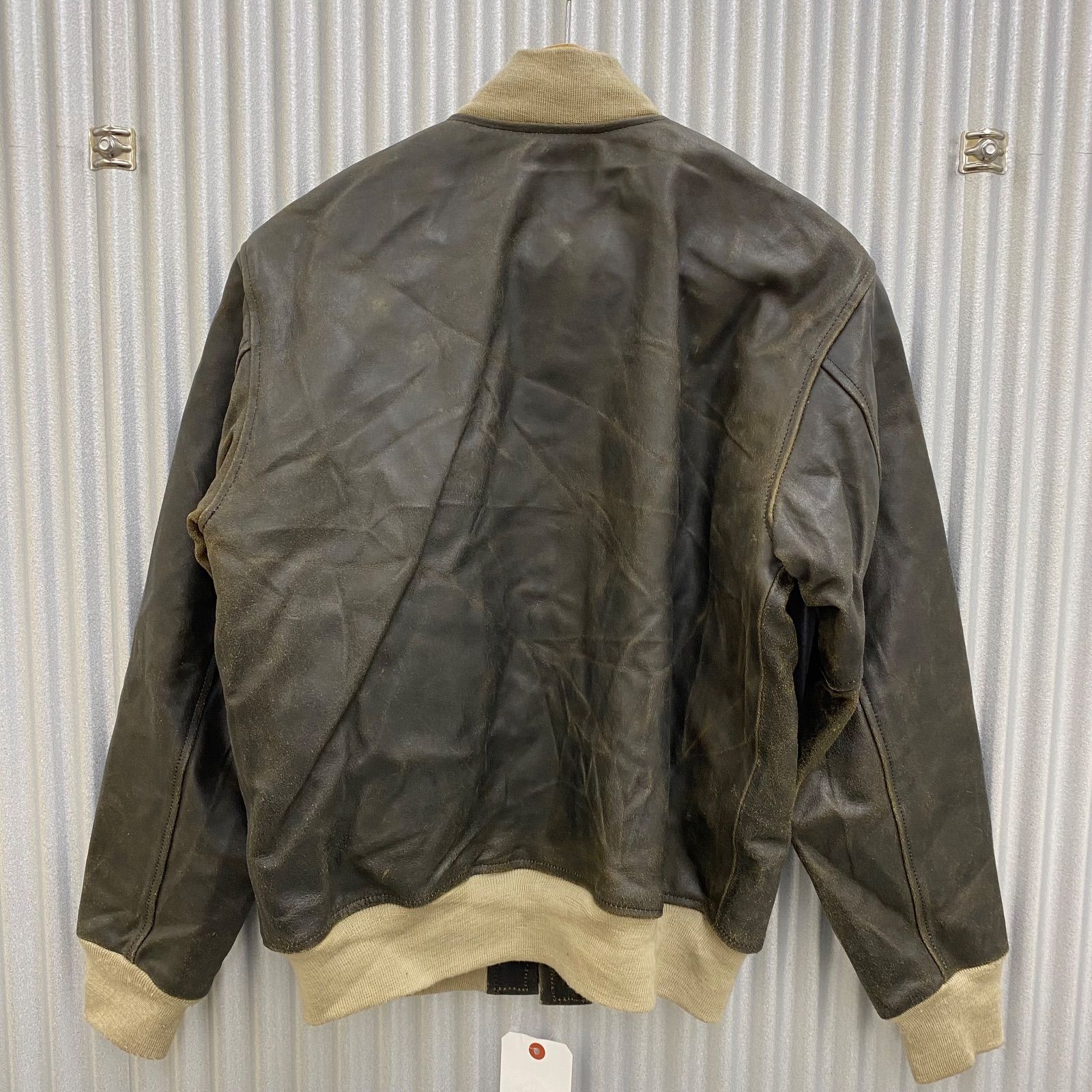 Indian Motorcycle レザージャケット 牛革 裏地キルティング ブラウン