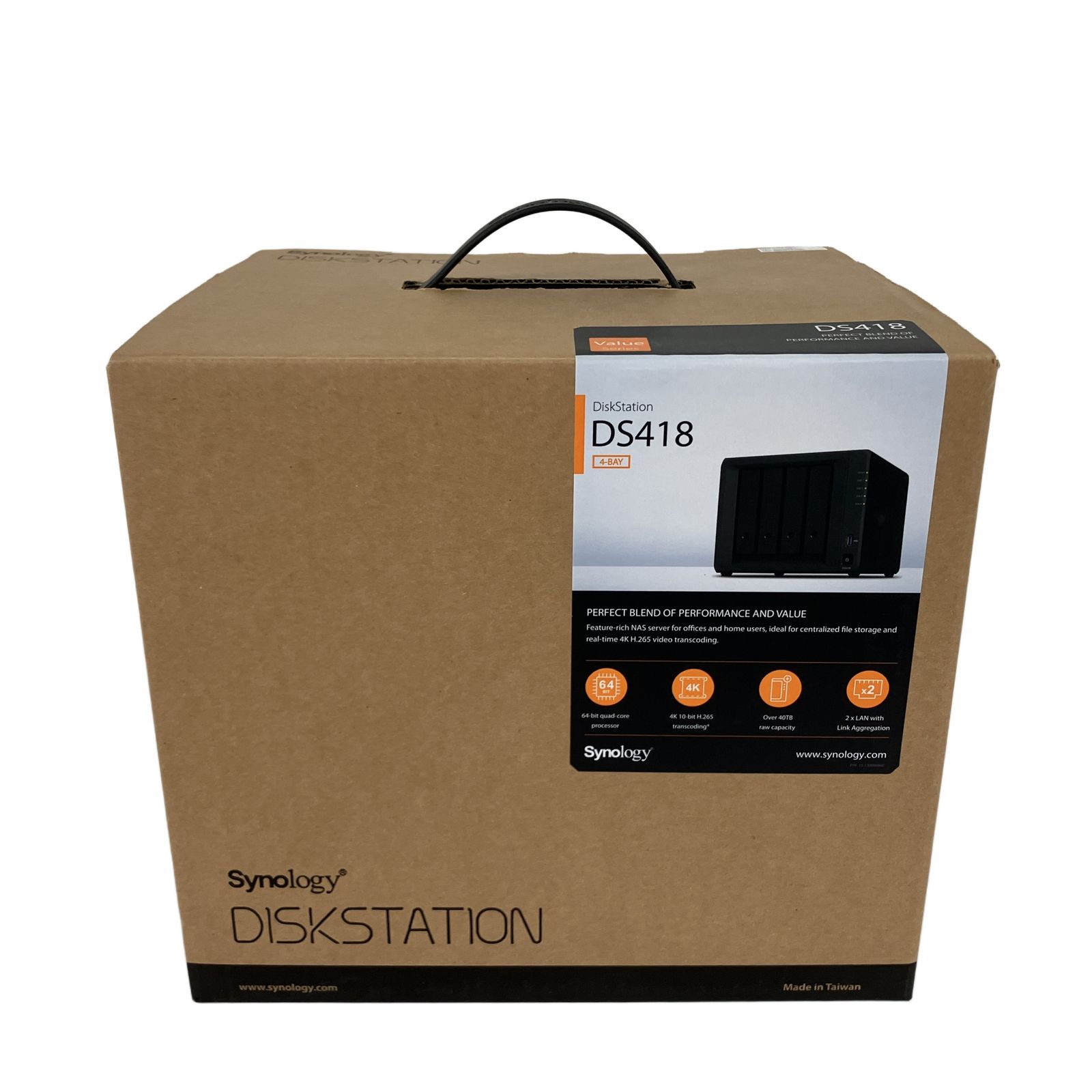 Synology DiskStation DS418 NASキット 4ベイ Synology、3万5000円の4ベイNASキット「DiskStation DS418j