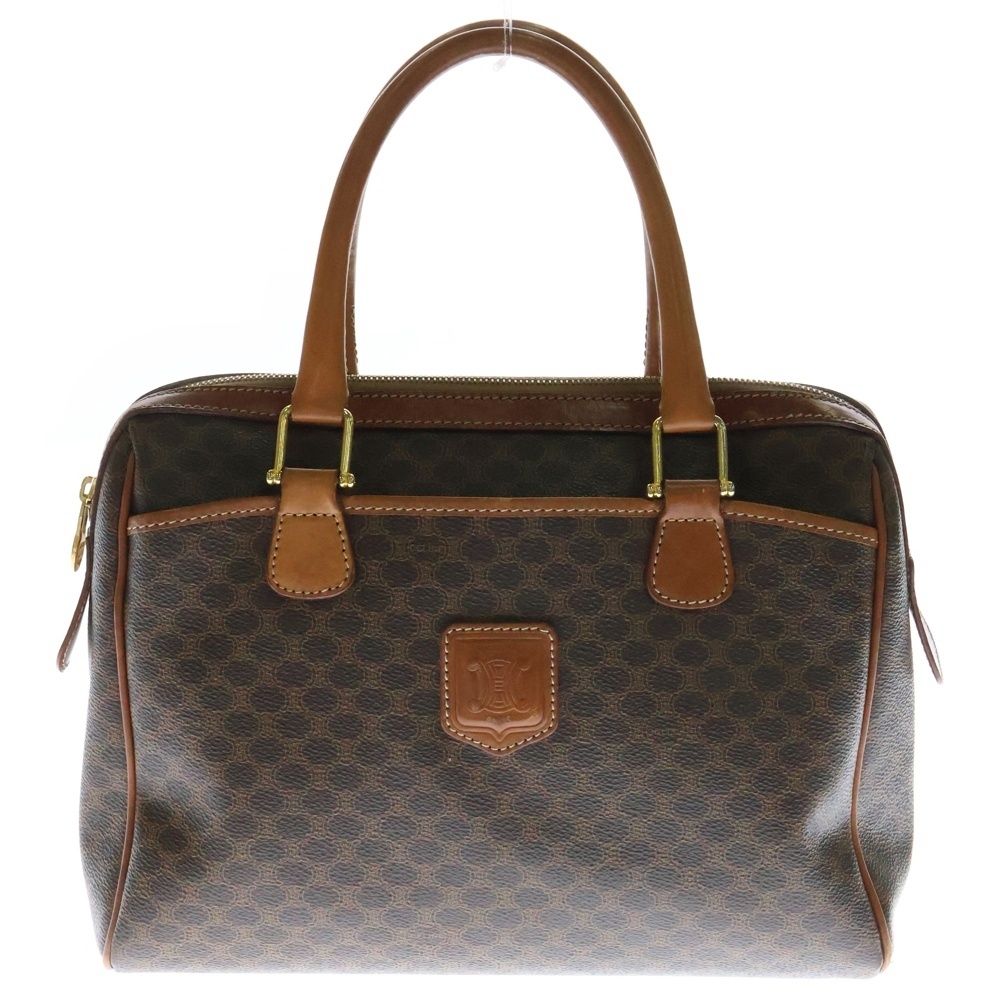 CELINE (セリーヌ) マカダム ミニボストンバッグ ハンドバッグ