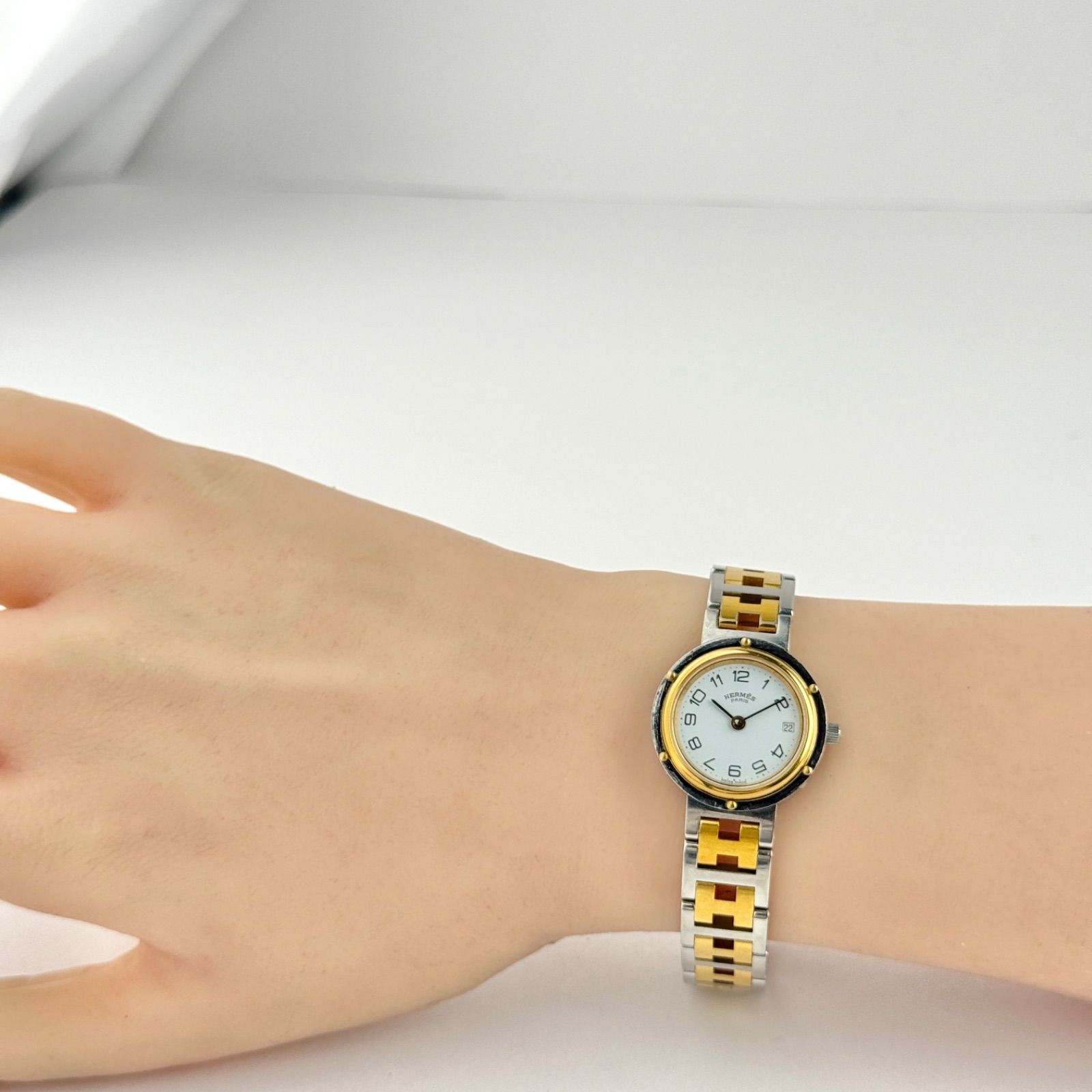 ✨新品電池✨HERMES エルメス クリッパー Hベルト レディース 腕時計 エルメス クリッパー Hベルト 新品電池 レディース 腕時計 243 - メルカリ