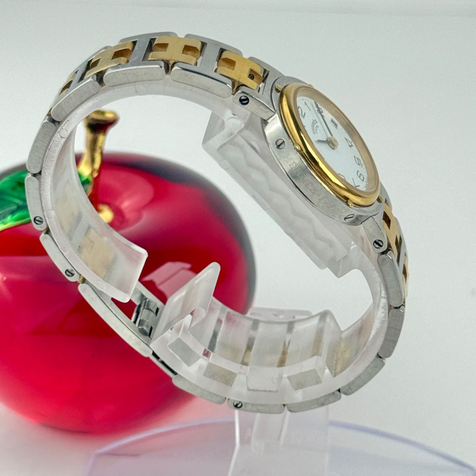 エルメス クリッパー Hベルト 新品電池 レディース 腕時計 243 - メルカリ