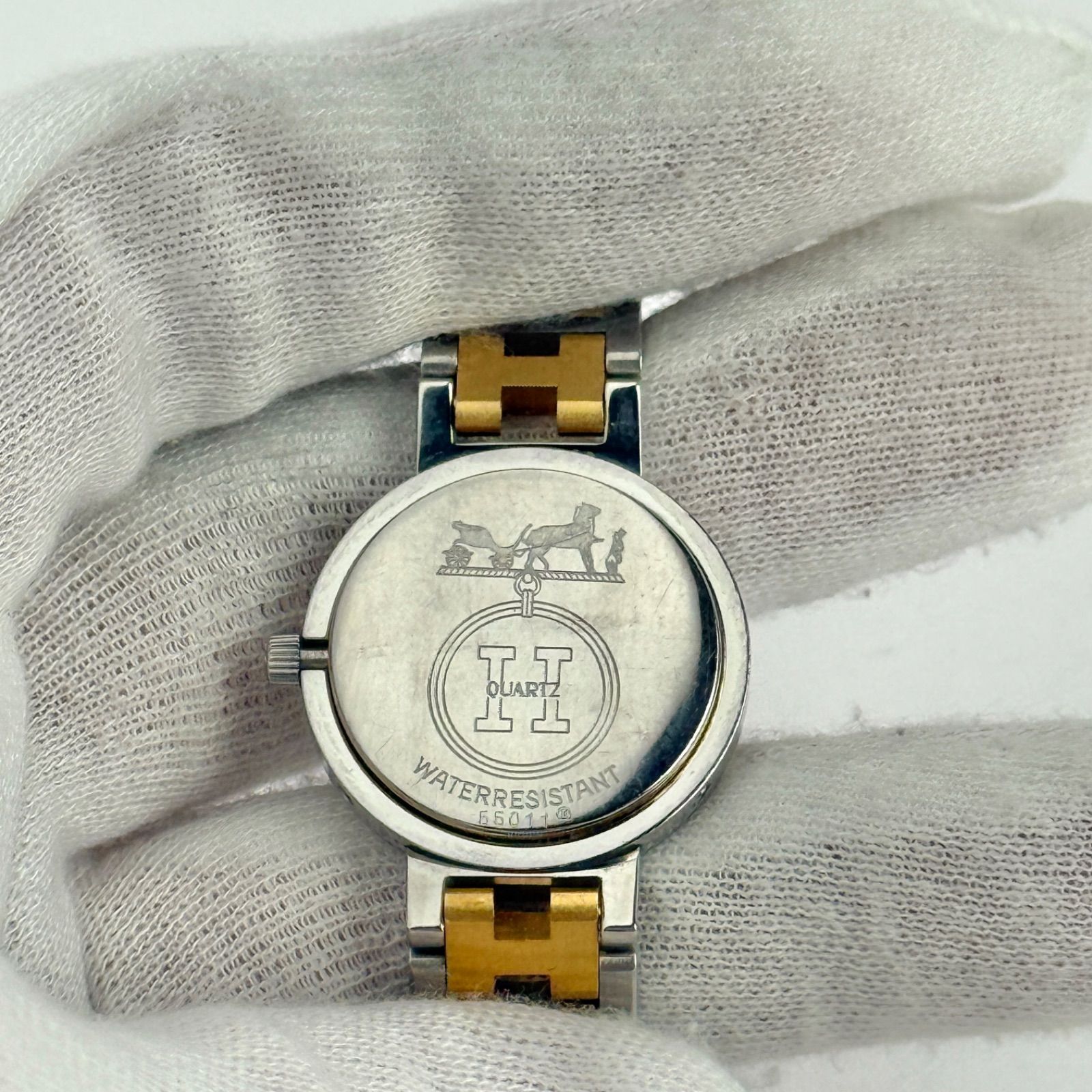 エルメス クリッパー Hベルト 新品電池 レディース 腕時計 243 - メルカリ