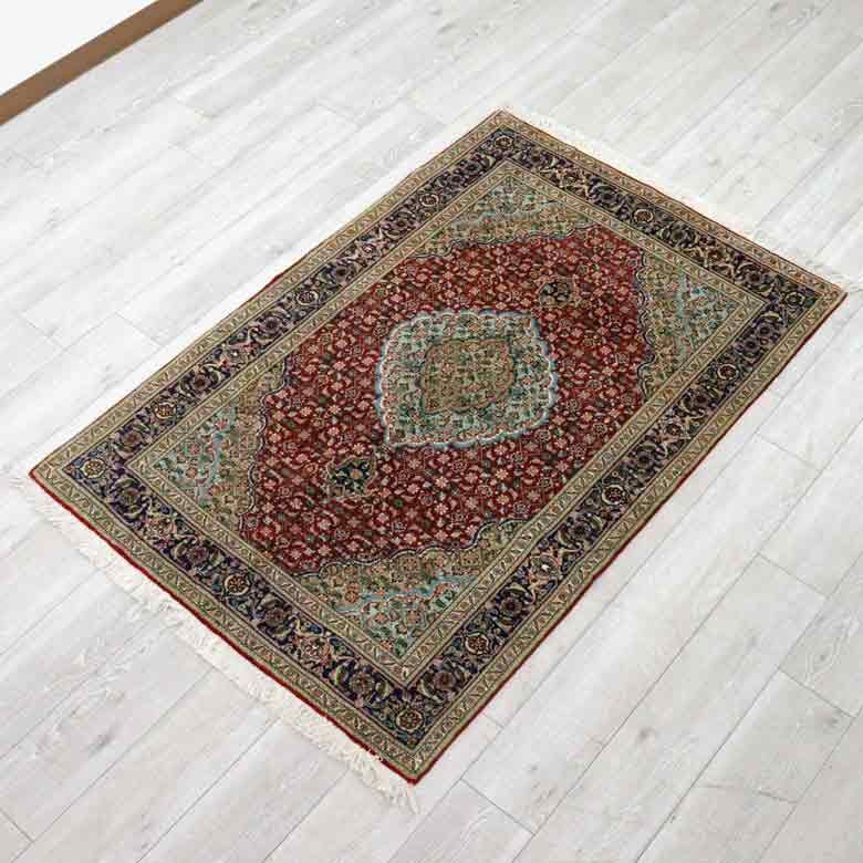 ペルシャ絨毯 150x100cm タブリーズ カーペット ラグ ペルシャ絨毯 150x100cm タブリーズ カーペット ラグ 玄関マット