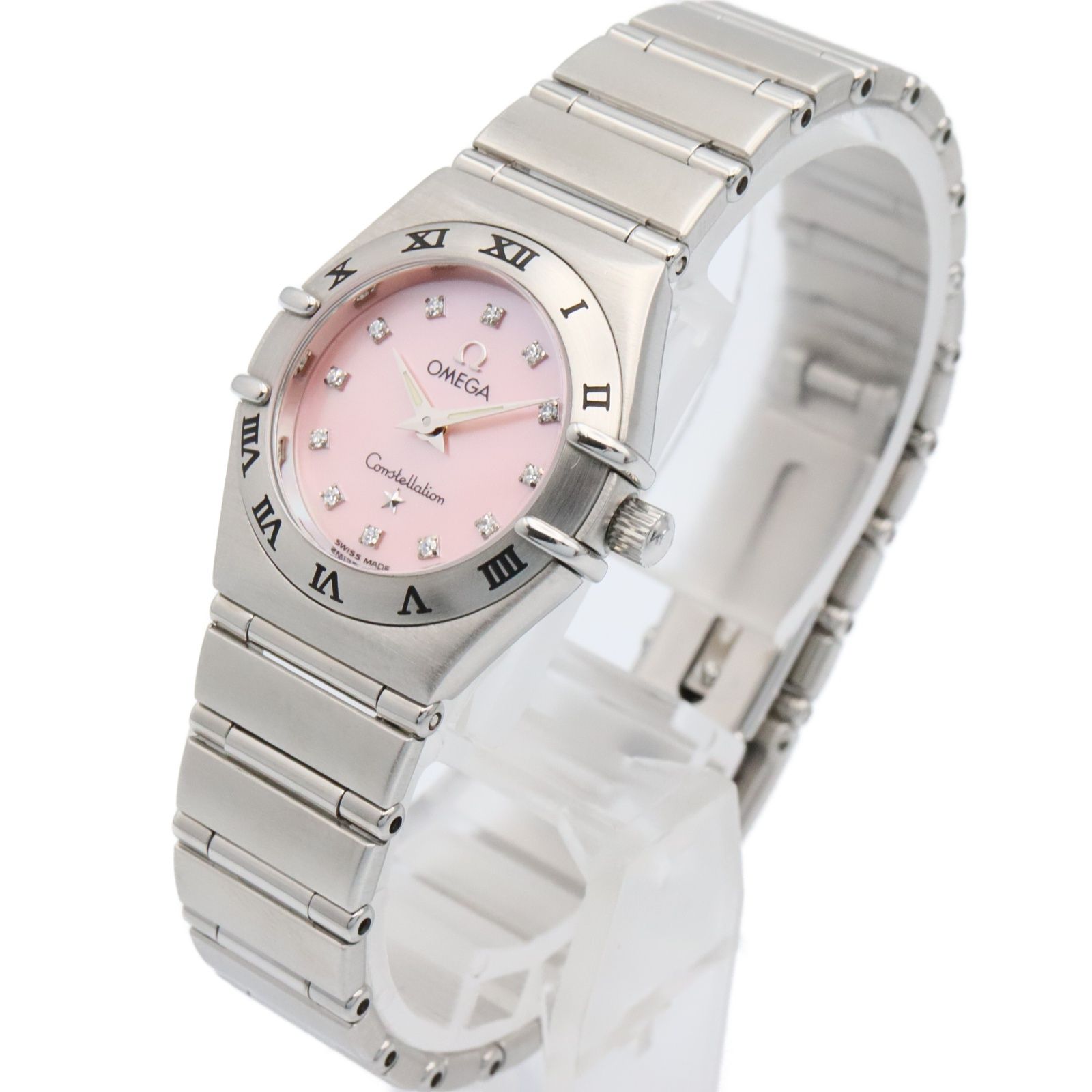オメガ OMEGA コンステレーション ミニ マイチョイス 腕時計　ピンク オメガ コンステレーション ミニ マイチョイス 1566.66 | アルファ