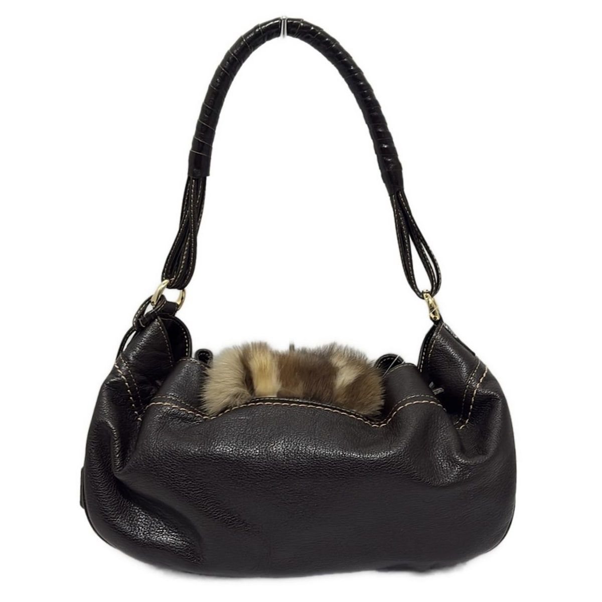 GINZA Kanematsu(ギンザカネマツ) ショルダーバッグ美品 - ダーク