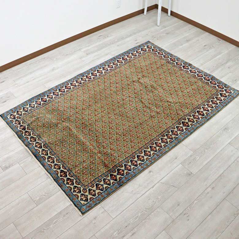 ペルシャ絨毯 208x145cm タブリーズ カーペット ラグ ペルシャ絨毯 208x145cm タブリーズ カーペット ラグ ペルシャ絨毯