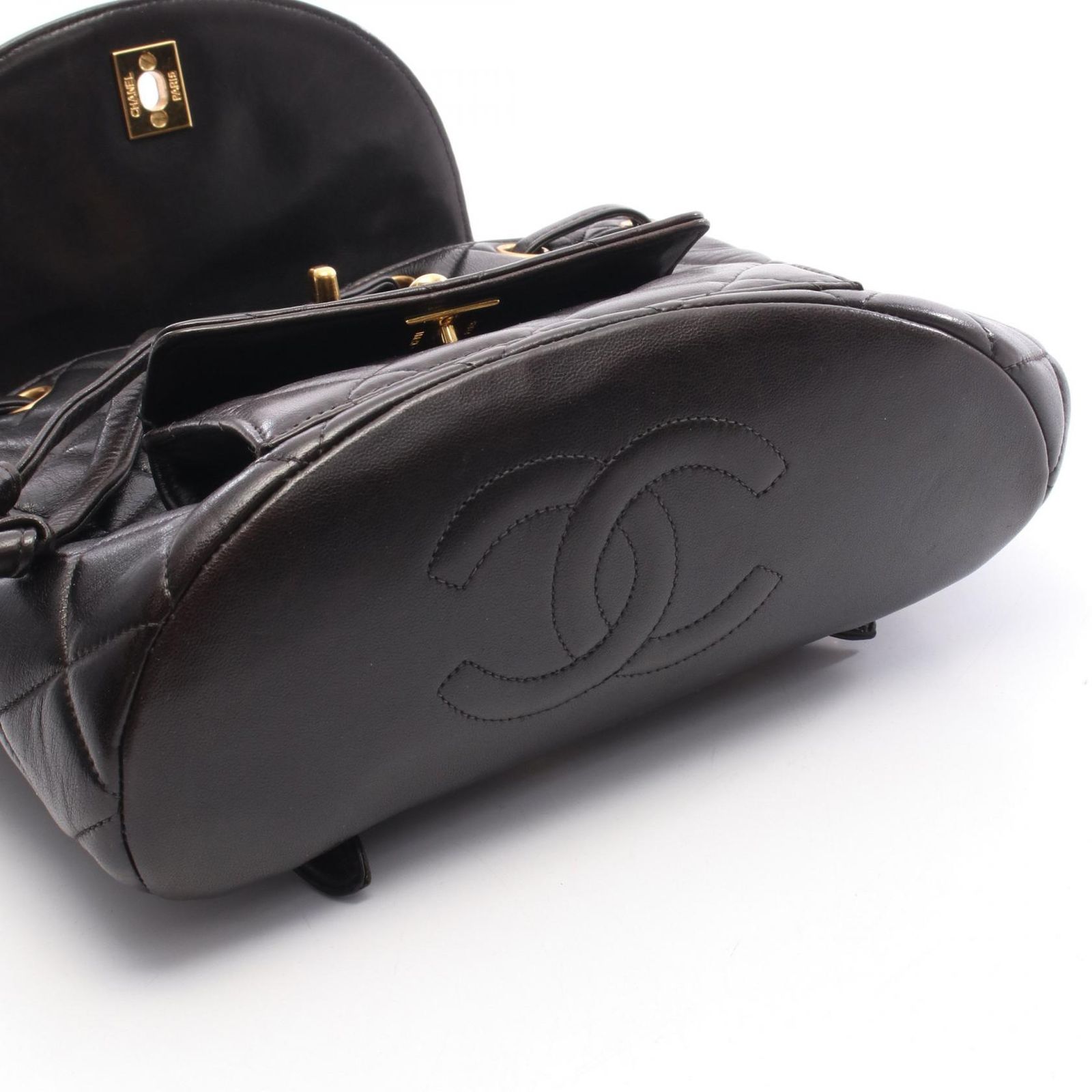 シャネル CHANEL リュックサック バックパック マトラッセ ブラック