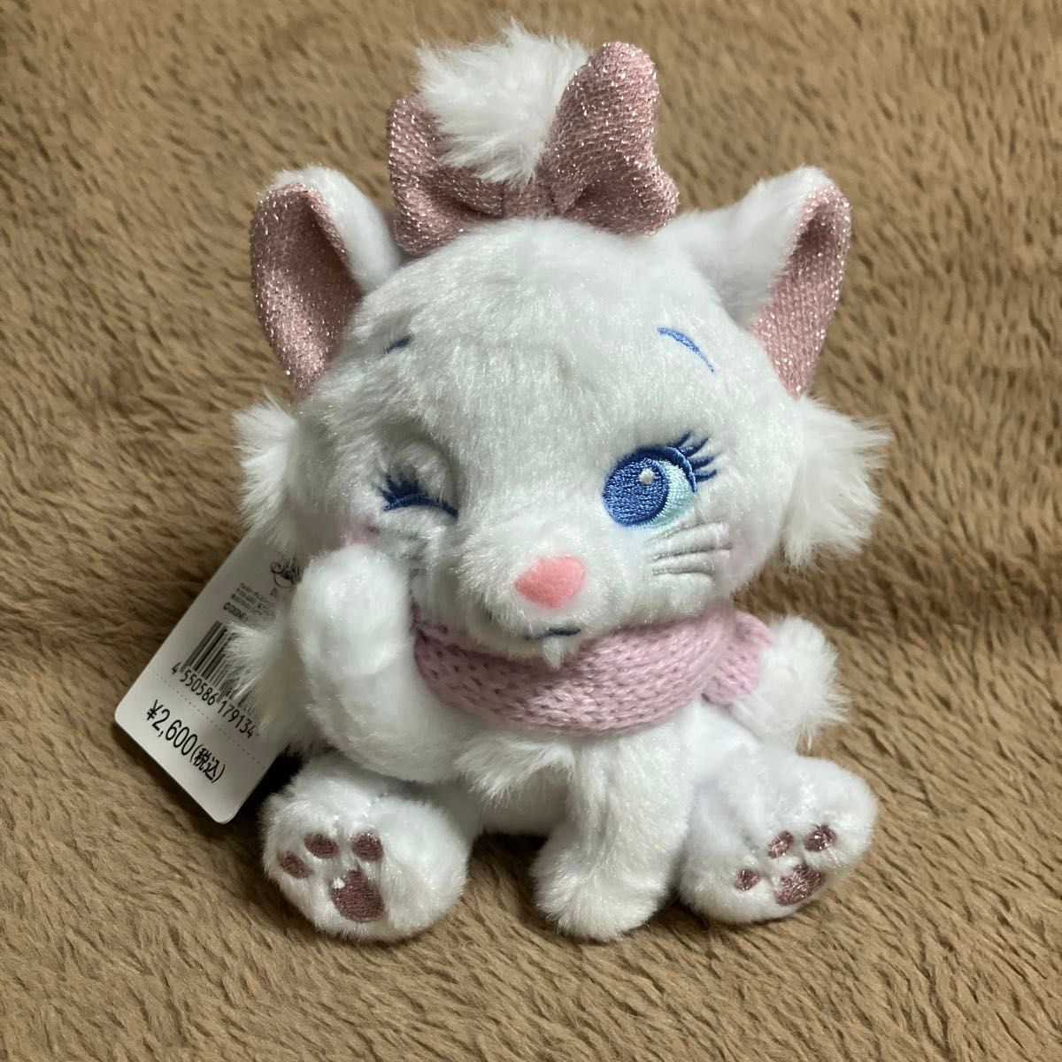 新品タグ付きマリー おしゃれキャット ぬいぐるみキーホルダー・キー