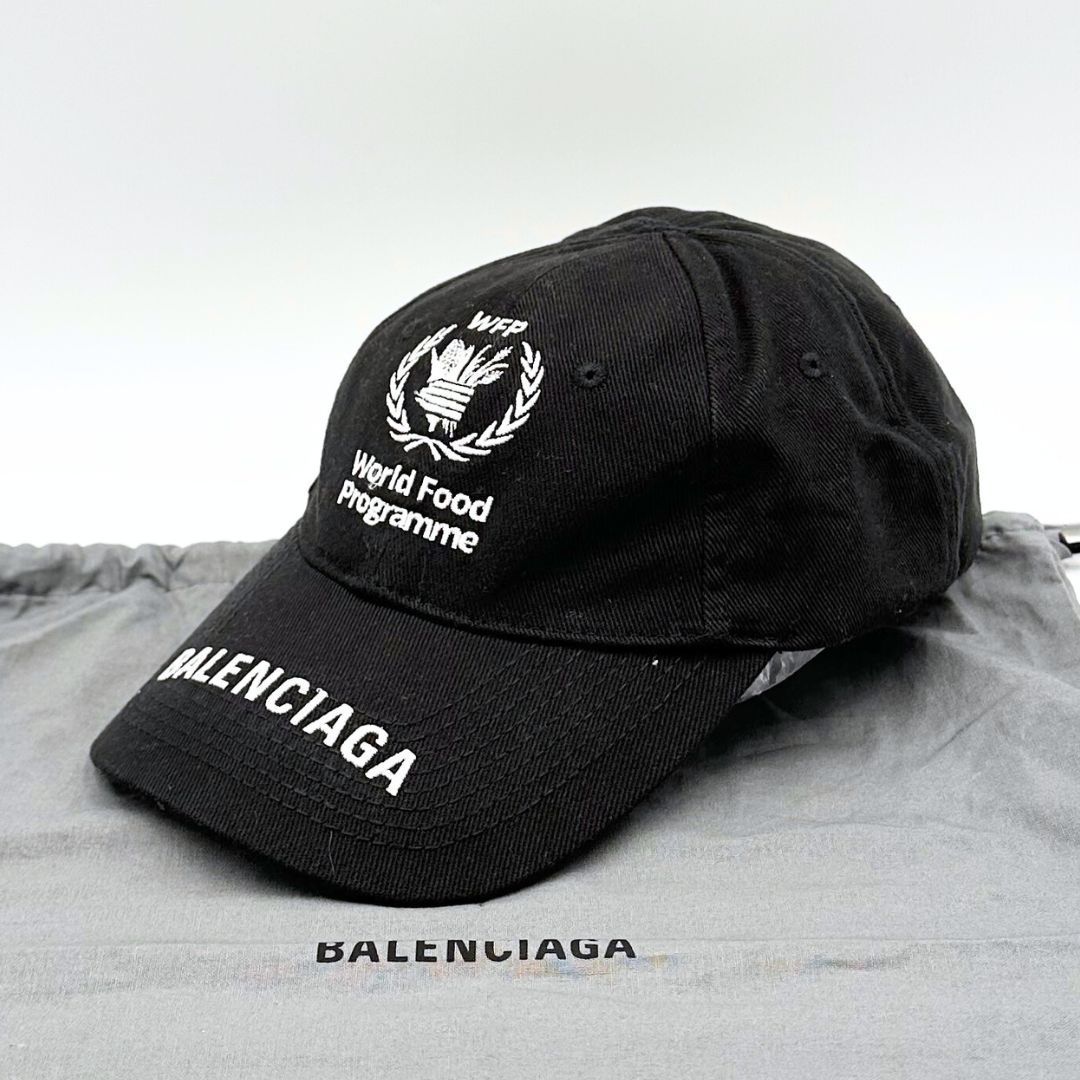 美品】Balenciaga WFP ロゴ キャップ - メルカリ