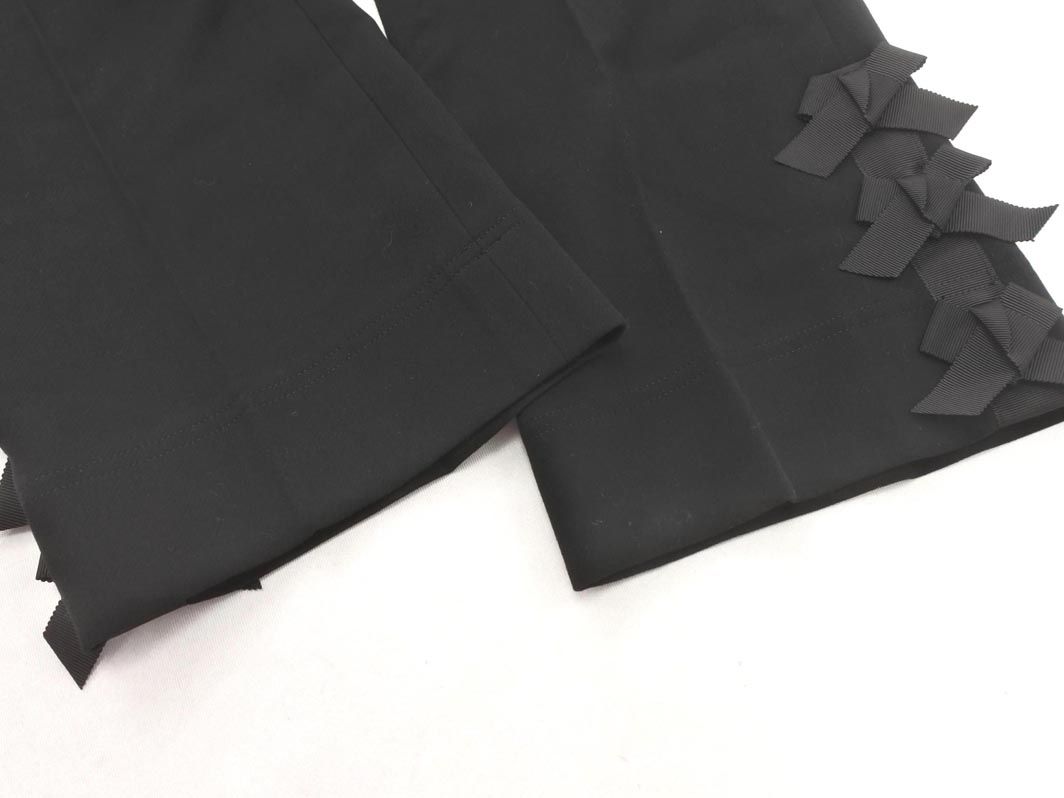 M'S GRACY エムズグレイシー 裾リボン パンツ size40/黒