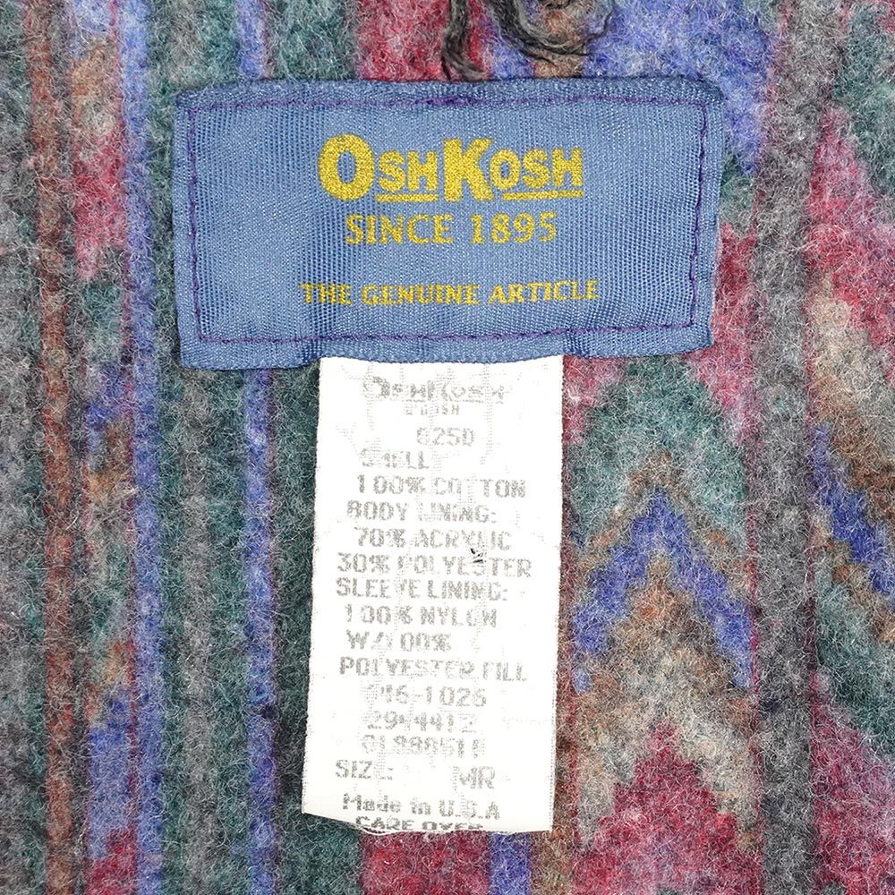 オシュコシュ OSHKOSH 80s 80年代 デニムワークジャケット フルジップ 