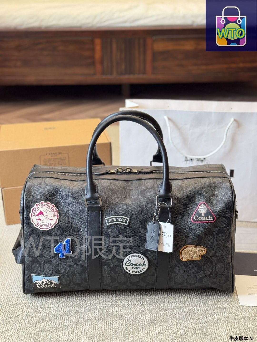 今日特価】COACH Men's Travel Bag / コーチ メンズ トラベルバッグ