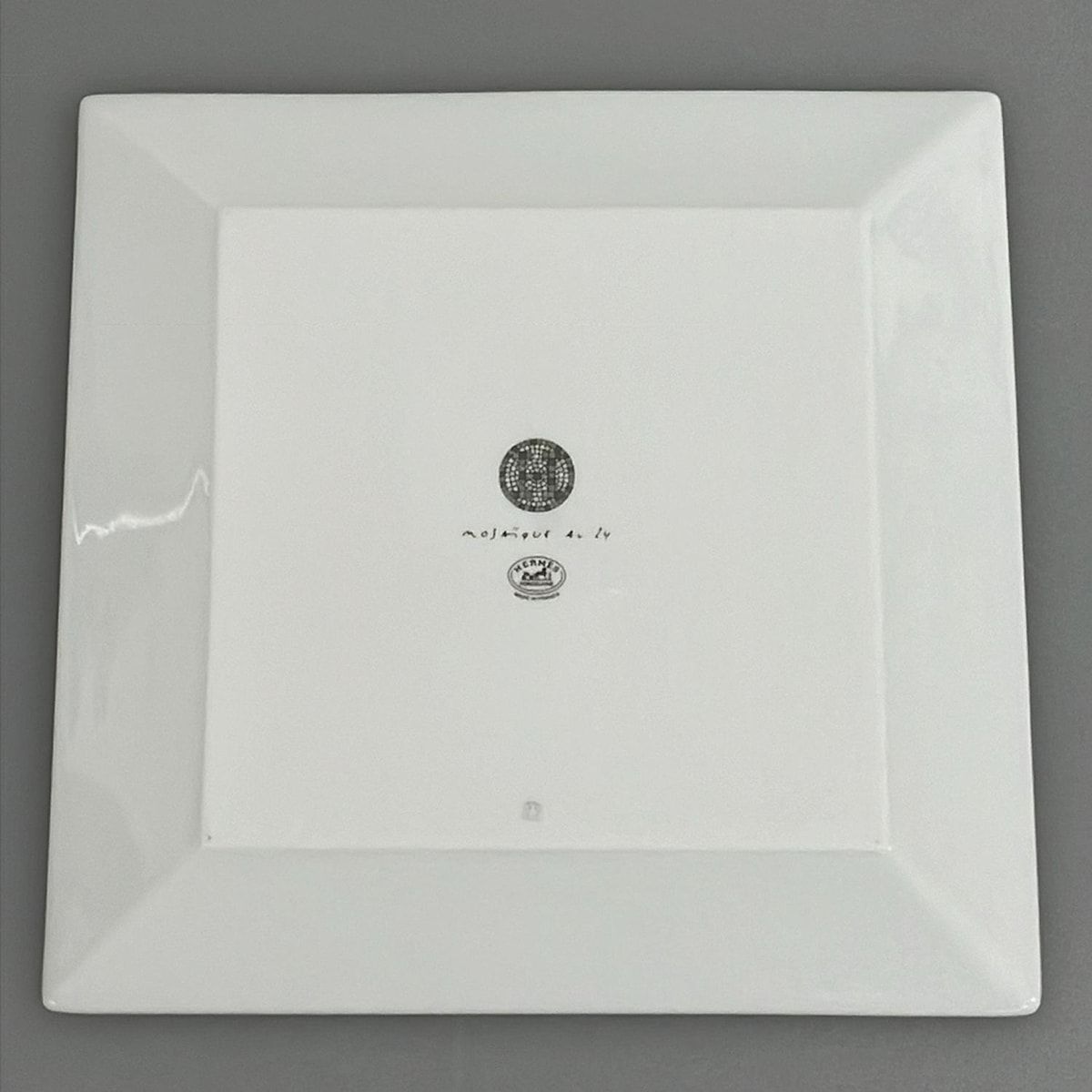 HERMES(エルメス) プレート新品同様 プチカレ no3 グレー×白 モザイク