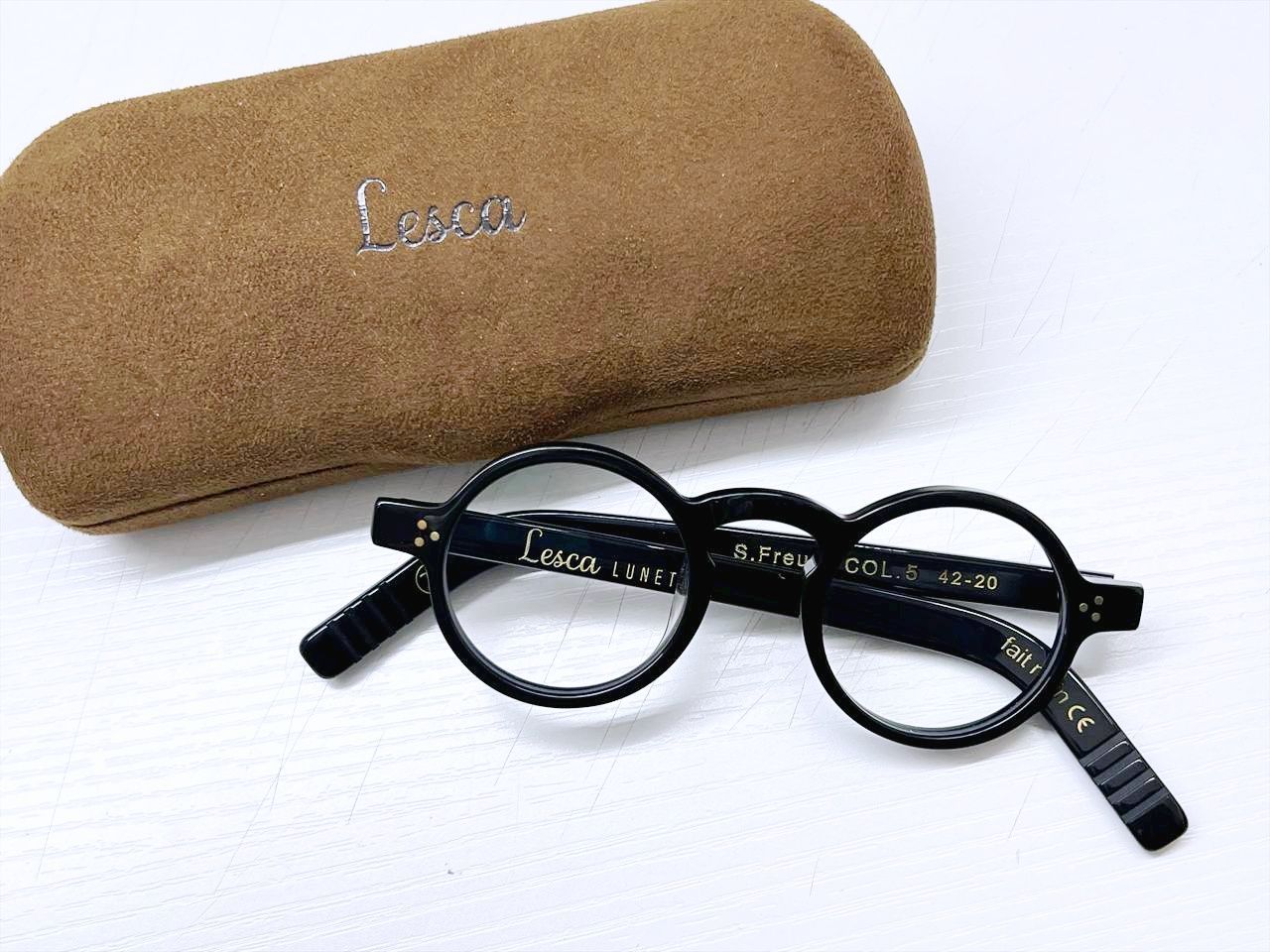 美品 Lesca LUNETIER レスカルネティエ S.Freud ジークムントフロイト 