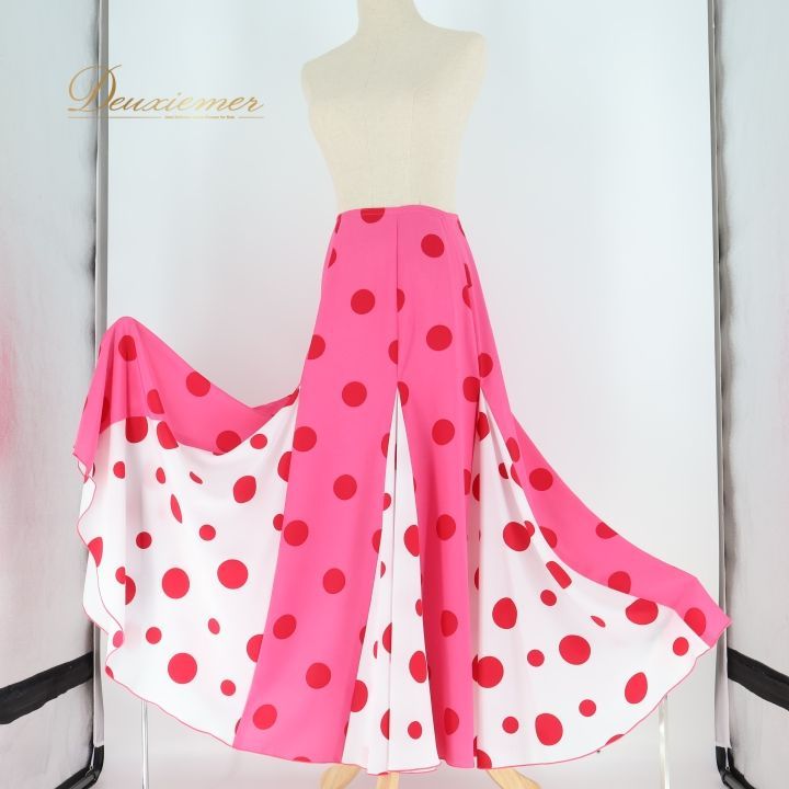 フラメンコ 衣装 ファルダ スカート ペチコート エルモサ HERMOSA 水玉