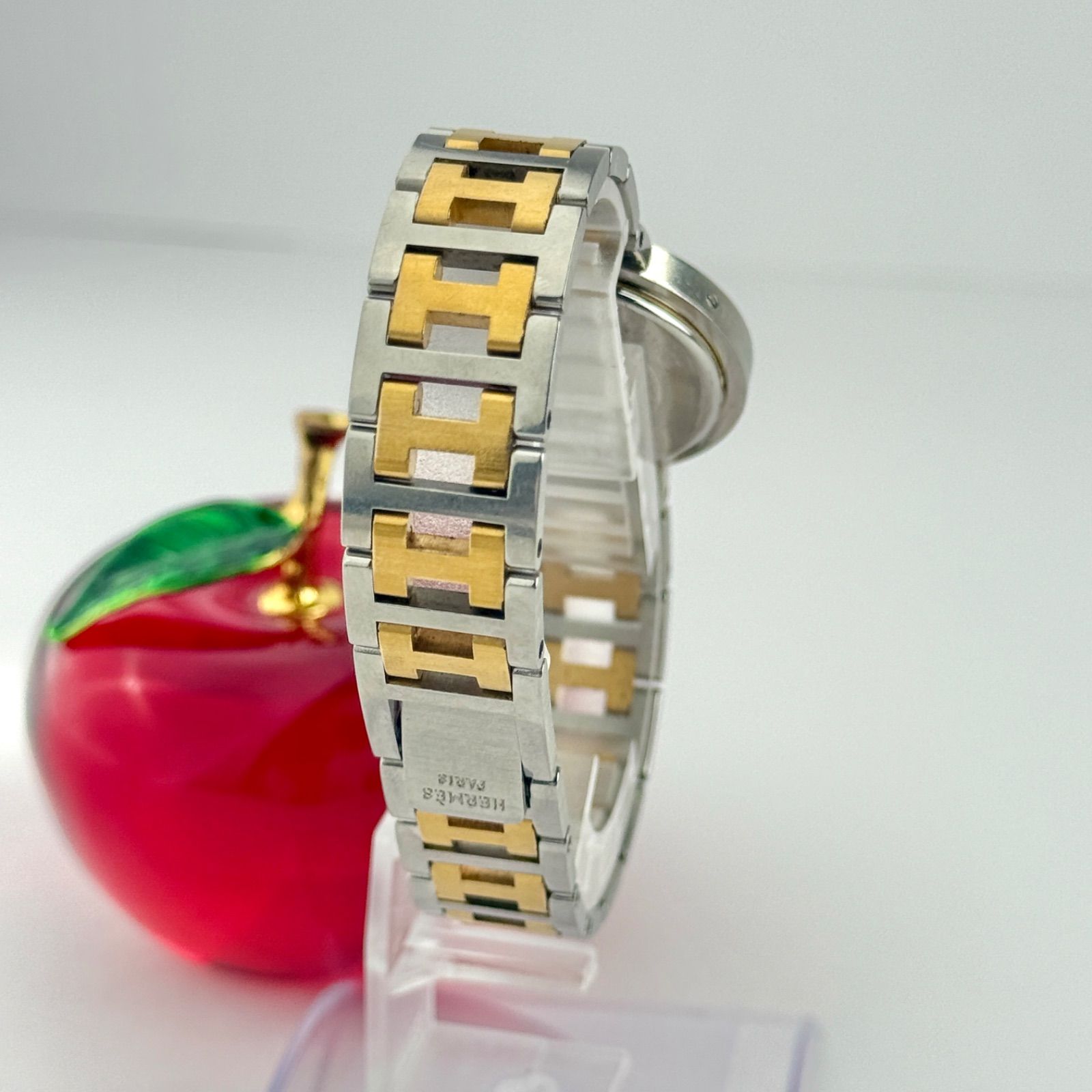 エルメス クリッパー Hベルト 新品電池 レディース 腕時計 879 - メルカリ