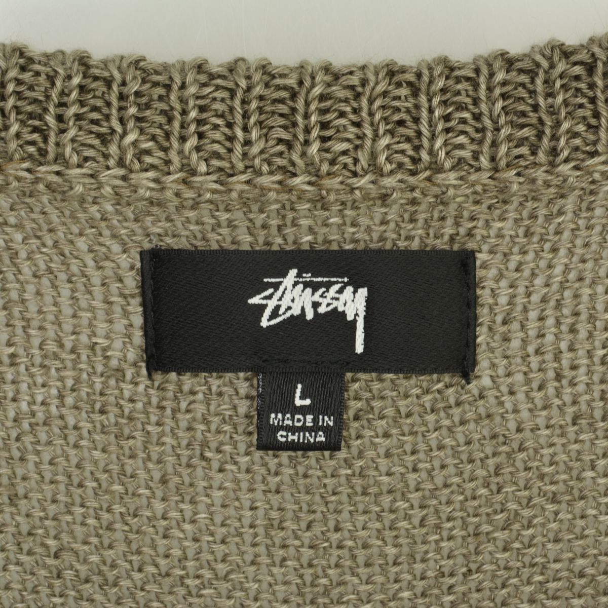 す*ん様 stussy loose knit linen vest Sサイズ STUSSY 】LOOSE KNIT LINEN VEST/ユニセックス ニットベスト (STUSSY