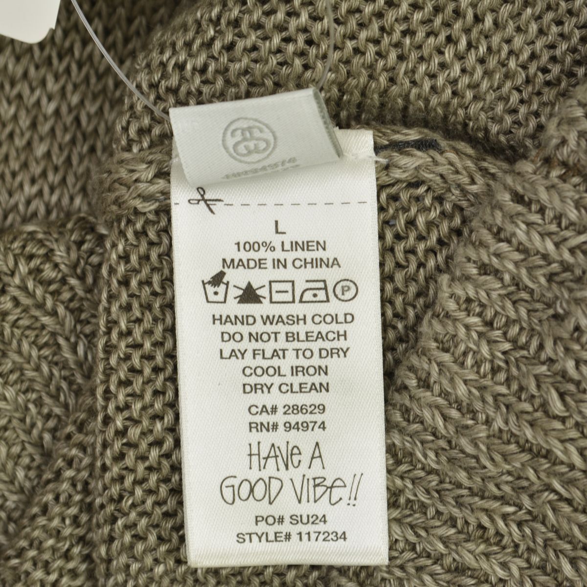 STUSSY】117234 LOOSE KNIT LINEN VESTニットベスト - メルカリ