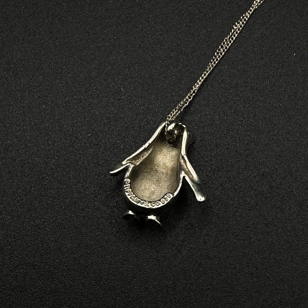 美品】Tiffany & Co ペンギン ネックレス SV925 ペンダント - メルカリ