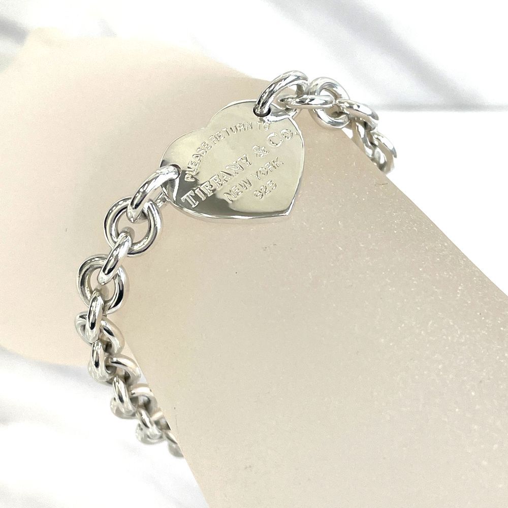 ティファニー 925シルバーブレスレット リターントゥ ハート 美品 TIFFANY&Co. ティファニー リターントゥティファニー ハートタグ