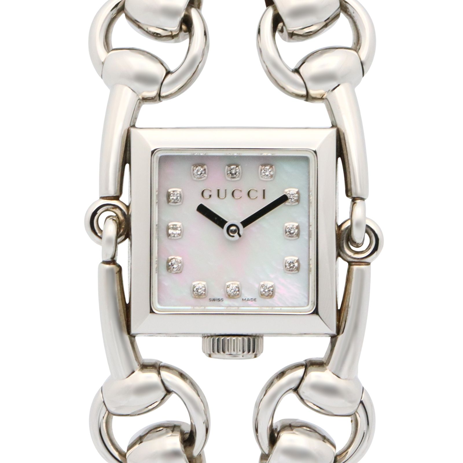 622【美品】GUCCI 時計　箱付き レディース 116.5 シニョーリア horita78_67802