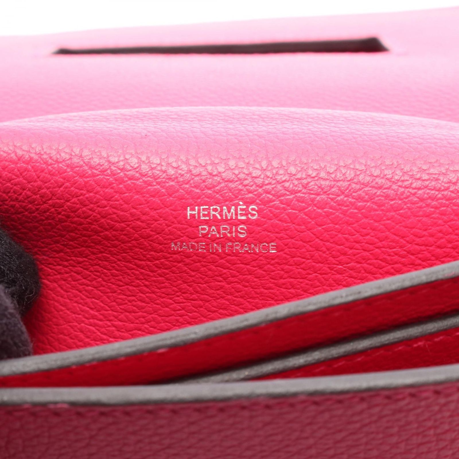 エルメス HERMES ショルダーバッグ Hパッサン ローズメキシコ ブルー