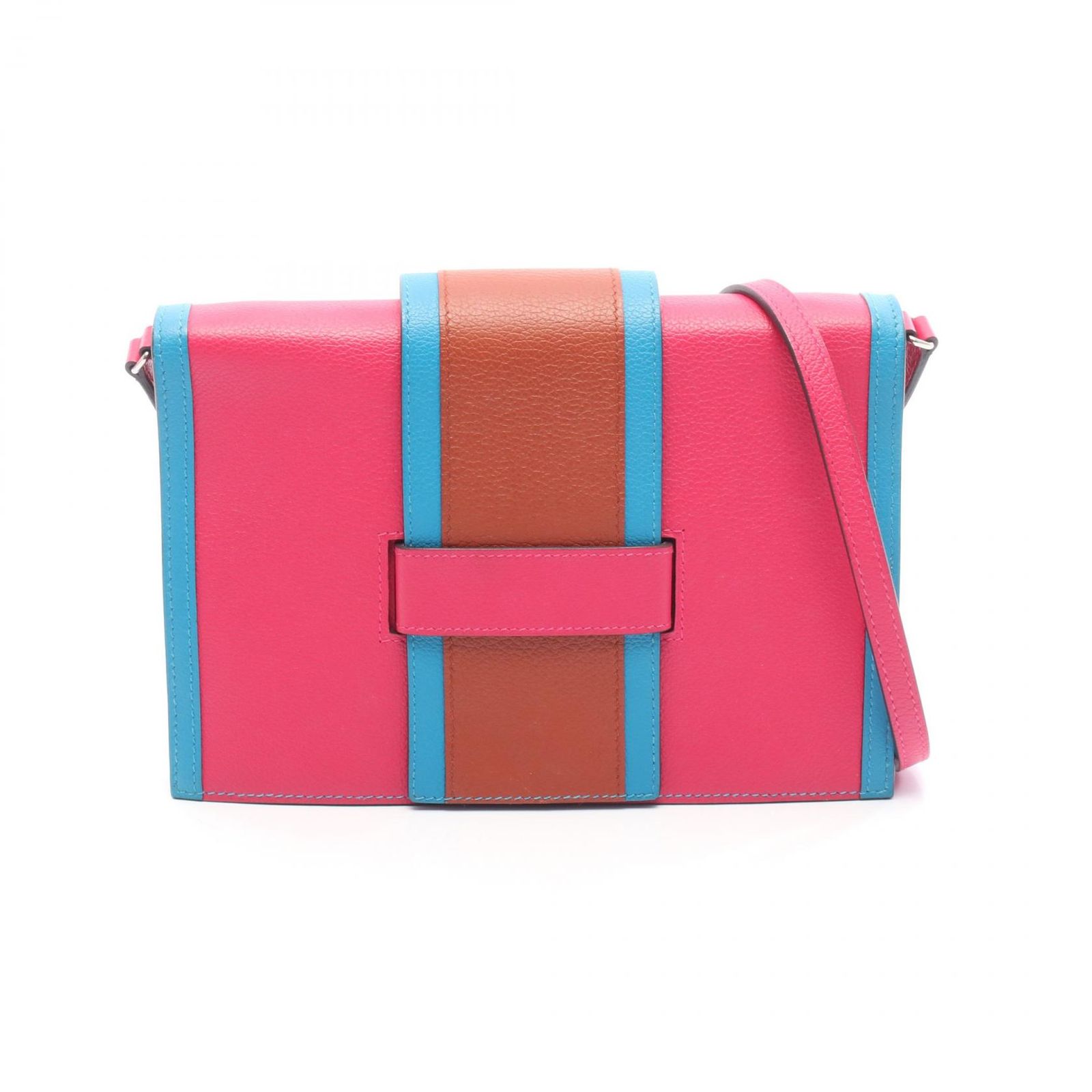 エルメス HERMES Hパッサン ローズメキシコ ブルーフリーダ キュイーブル ショルダーバッグ バッグ エバーカラー エバーカラー レディース ピンク系 / ブルー系 / ブラウン系 082031CK 【中古】 エルメス HERMES ショルダーバッグ Hパッサン ローズメキシコ ブルー