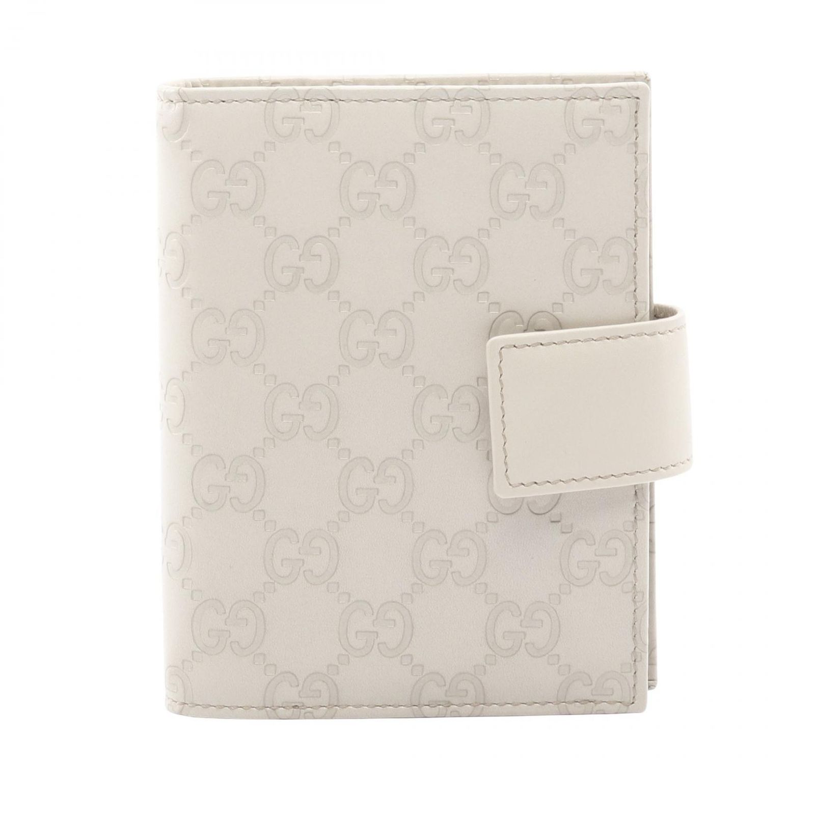 グッチ GUCCI 手帳カバー グッチシマ 115240 アイボリー レザー 