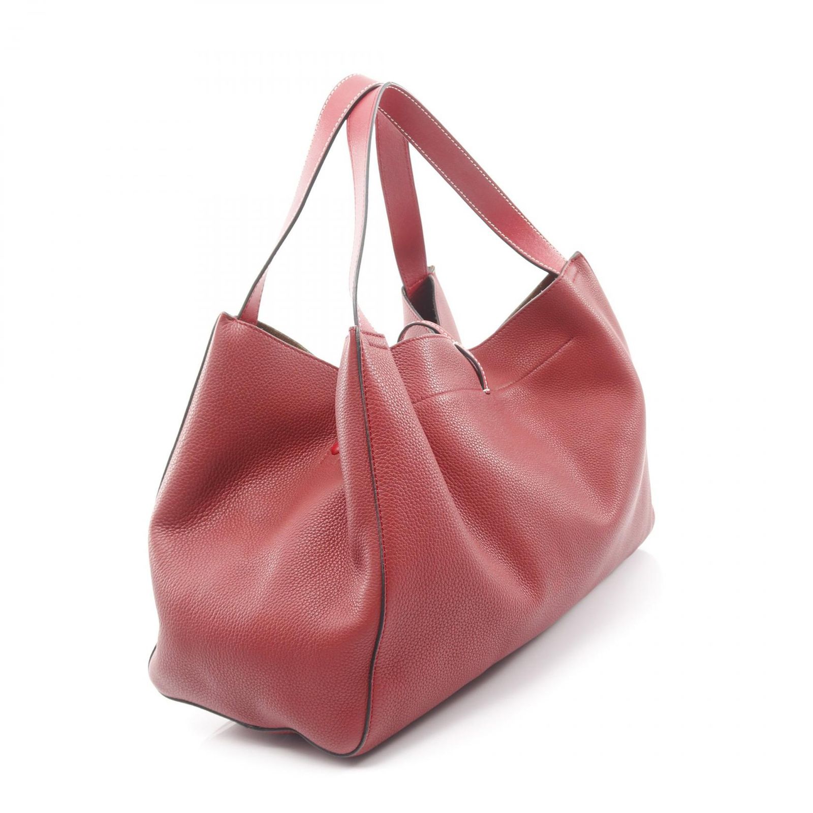 ロエベ LOEWE ハンドバッグ バルセロ レッド レザー バルセロナ トートバッグ レディース B