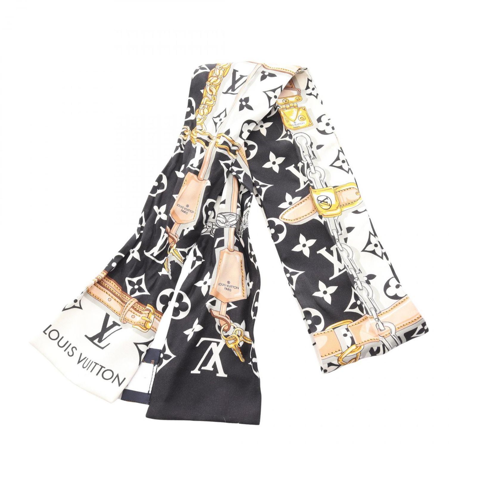 ルイ・ヴィトン LOUIS VUITTON スカーフ バンドー モノグラム コンフィ