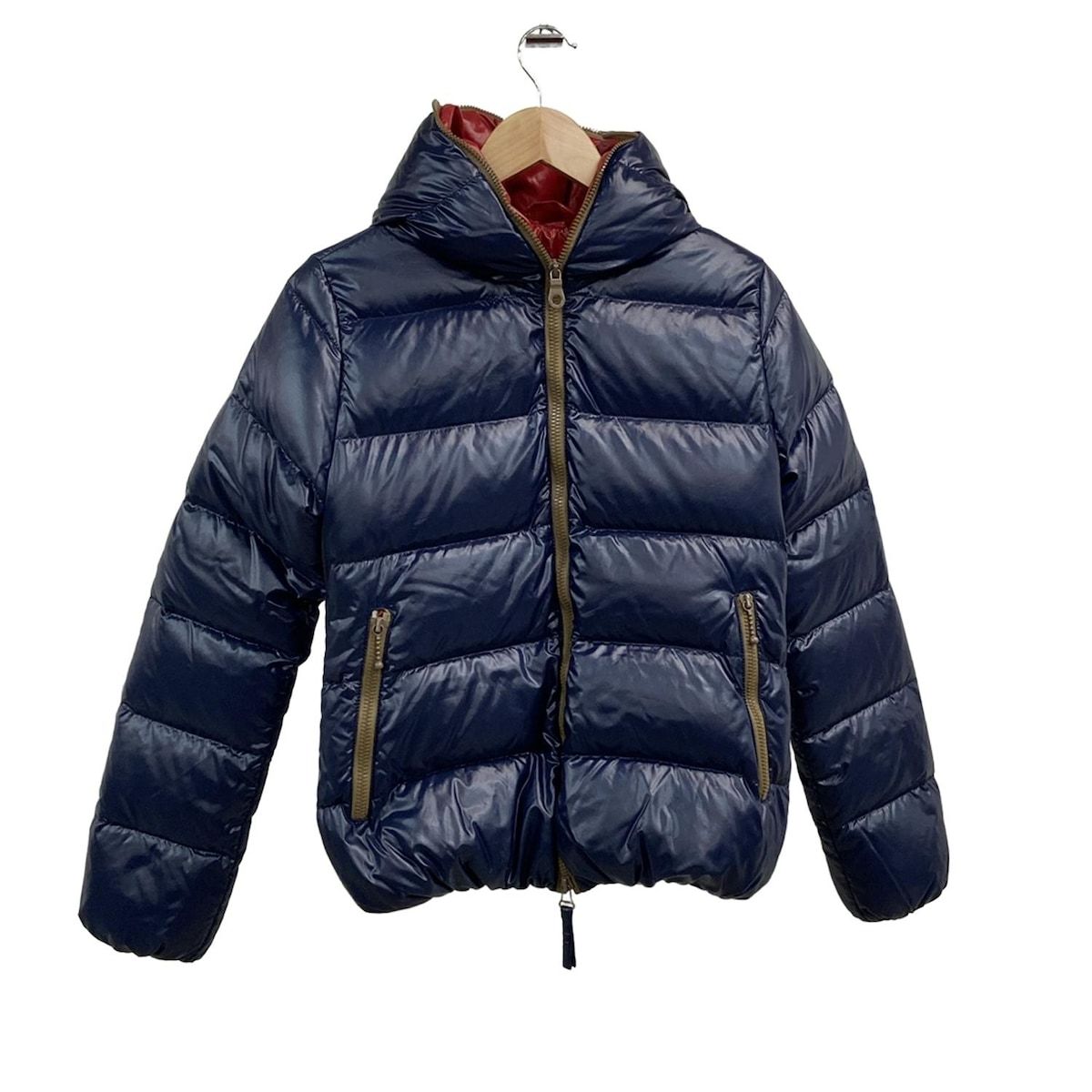 美品　DUVETICA ネイビー ダウンジャケット 42 LEXYDUE DUVETICA(デュベティカ) ダウンジャケット サイズ42 M レディース THIA