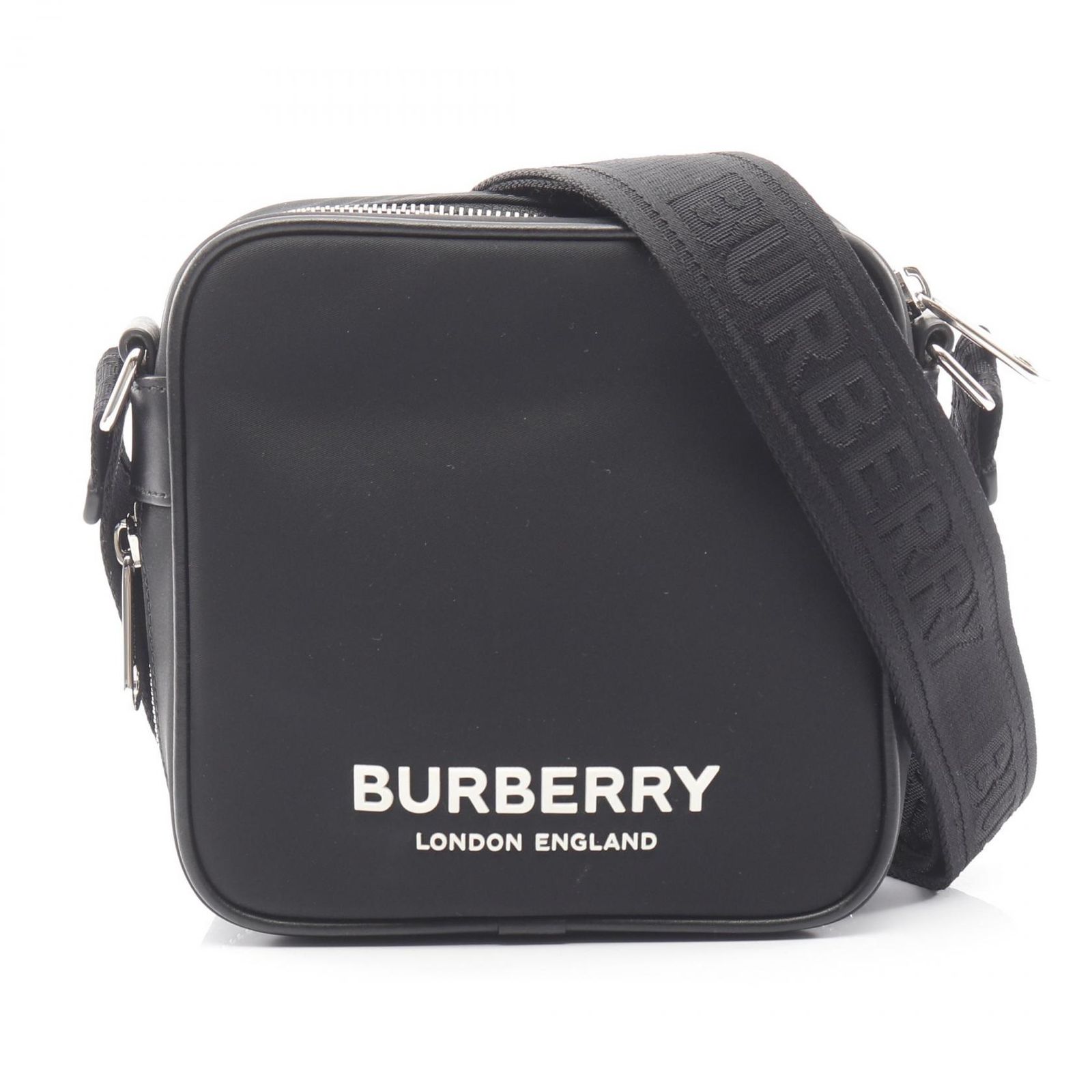 バーバリー BURBERRY ショルダーバッグ SQUARE PADDY 8066111 ブラック 