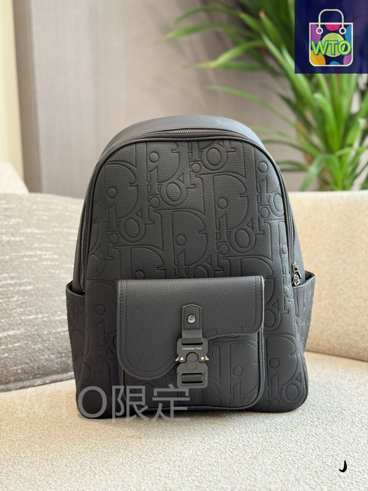 今日特価】Dior ダブルショルダーバッグ ロゴプレス 30×42cm - メルカリ