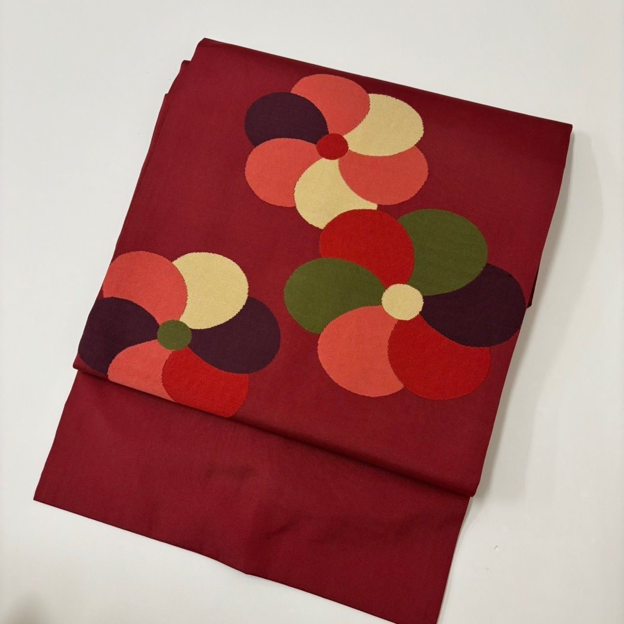 名古屋帯 塩瀬 捻り梅 織出し 九寸 正絹 MA-1454 - メルカリ