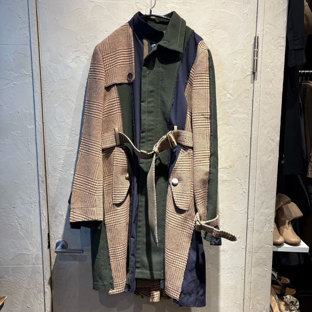 Sacai サカイ 18AW Docking Coat ドッキングコート 18-01803M グリーン